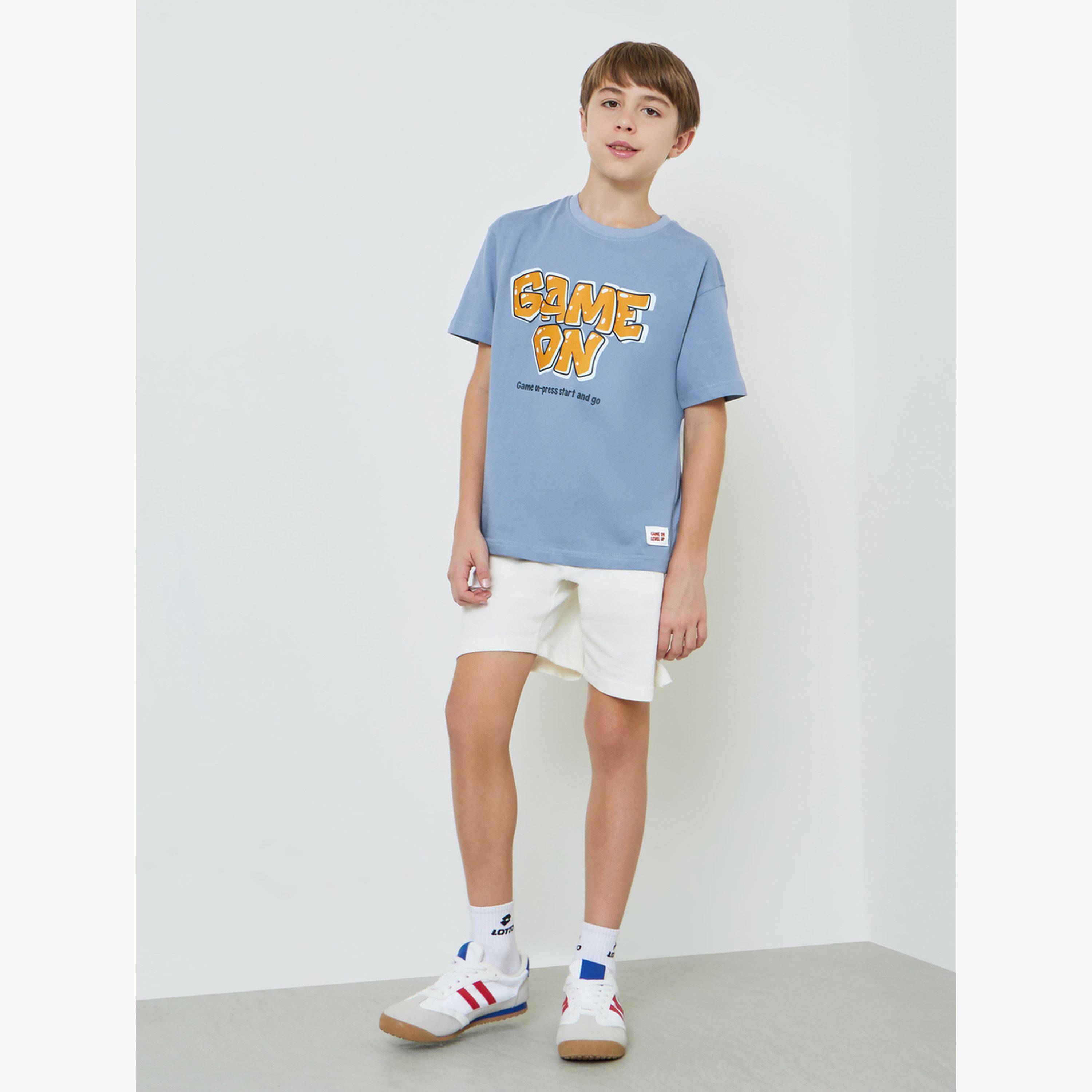Styli Teen Boys Oversized T-Shirt with Back Graphic Print-boys-clothing-tshirtsandpolos-image-2