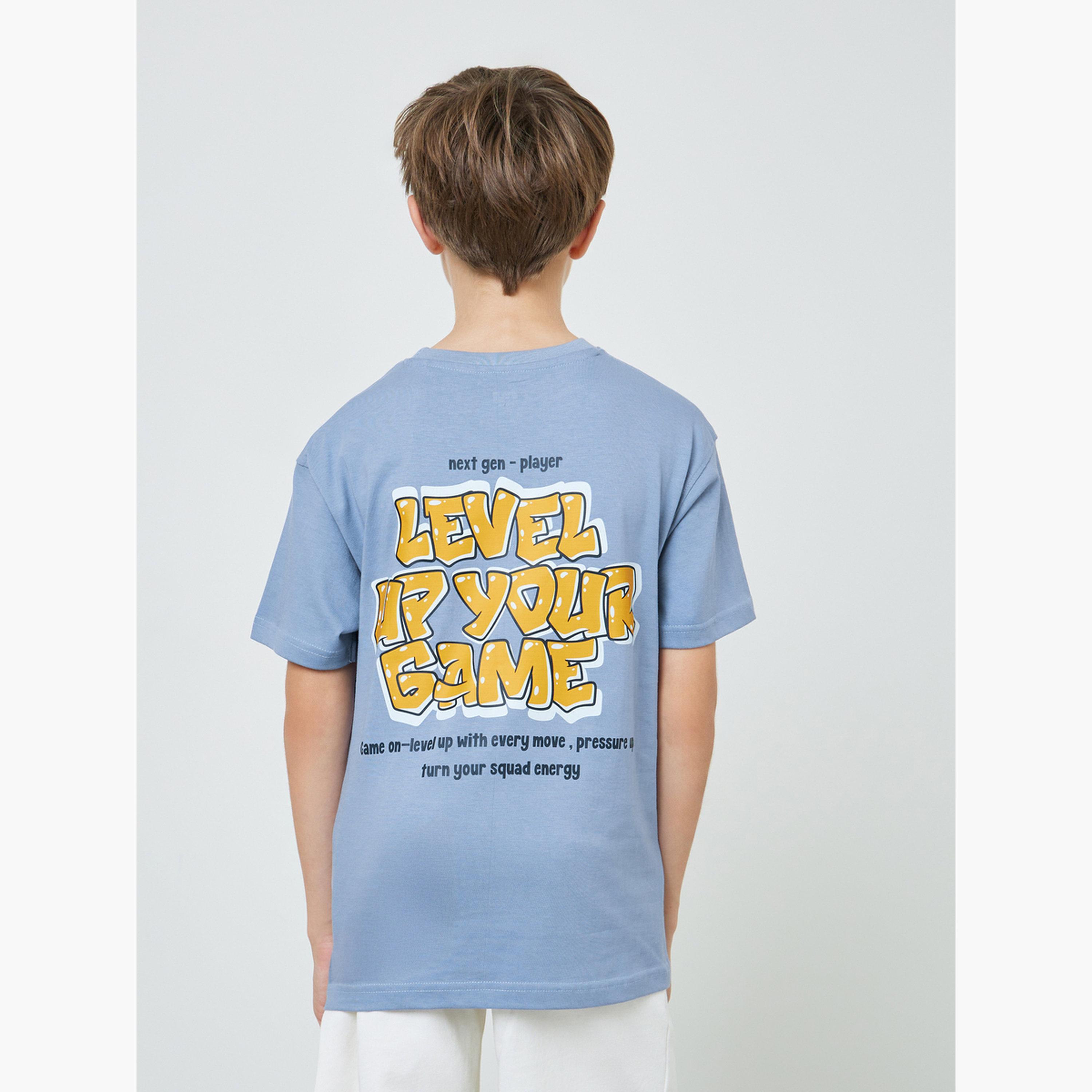 Styli Teen Boys Oversized T-Shirt with Back Graphic Print-boys-clothing-tshirtsandpolos-image-4