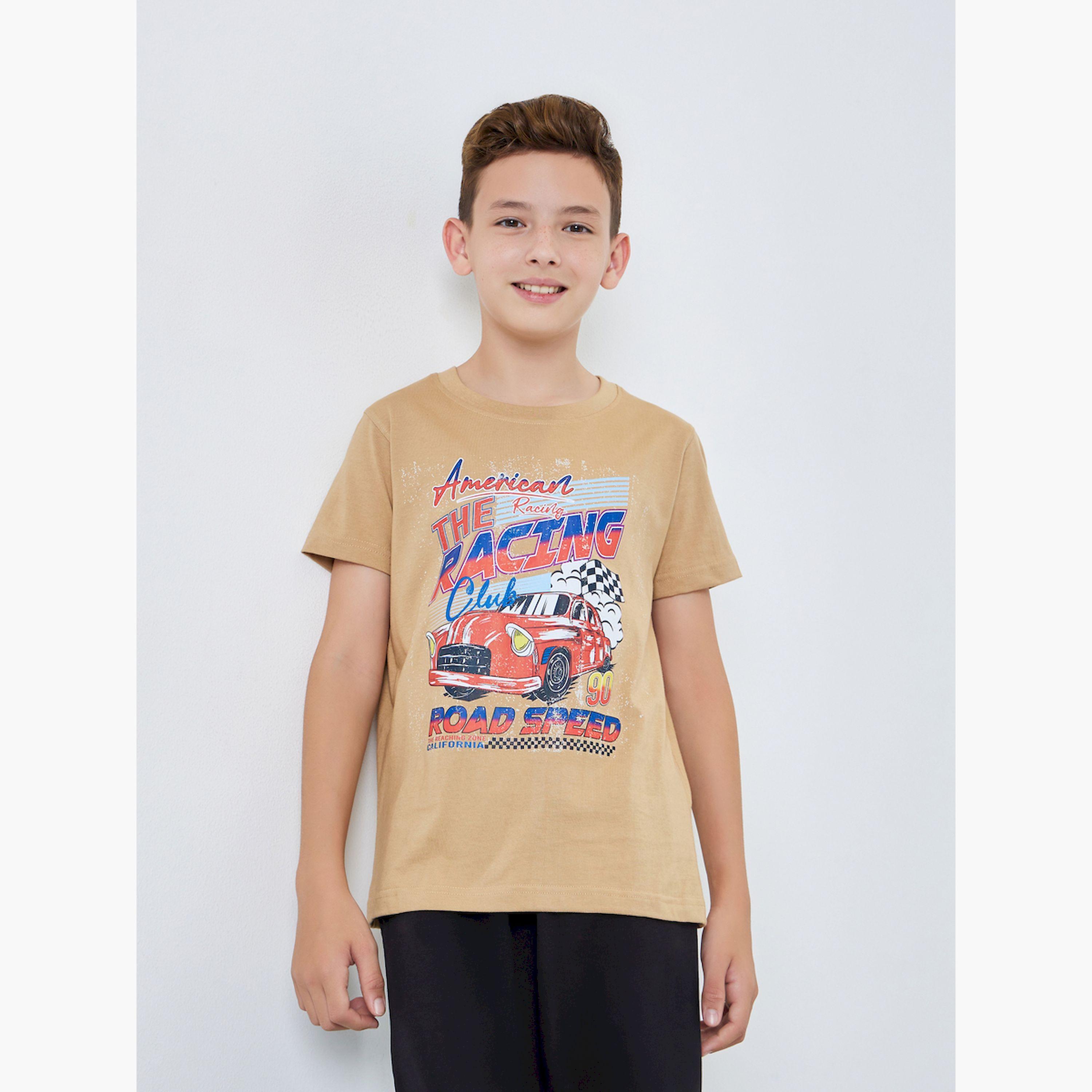 Styli Teen Boys Placement Graphic Regular Fit T-Shirt-boys-clothing-tshirtsandpolos-image-1