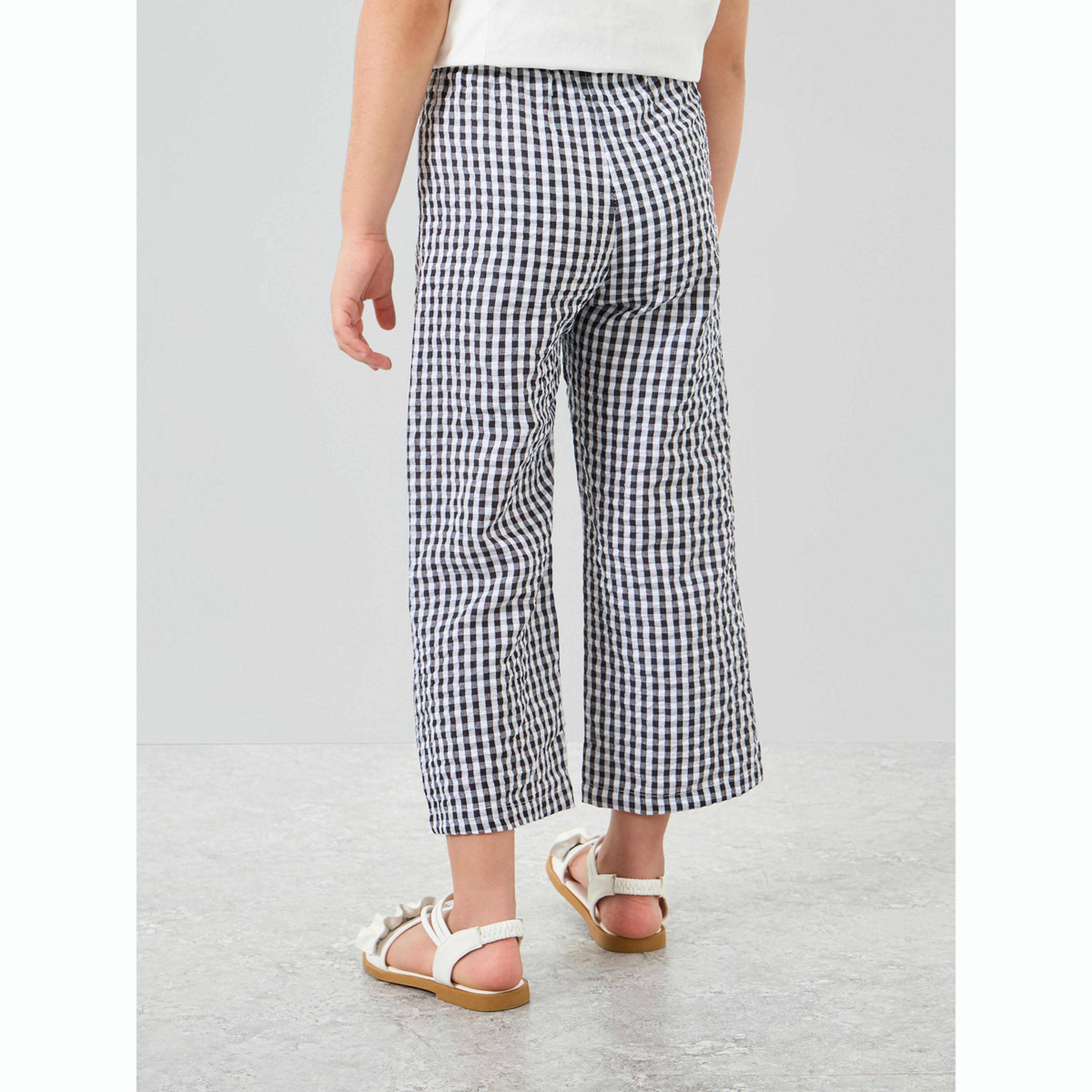بنطال كولوت بطبعات مربعات-girls-clothing-bottoms-trousers-image-4