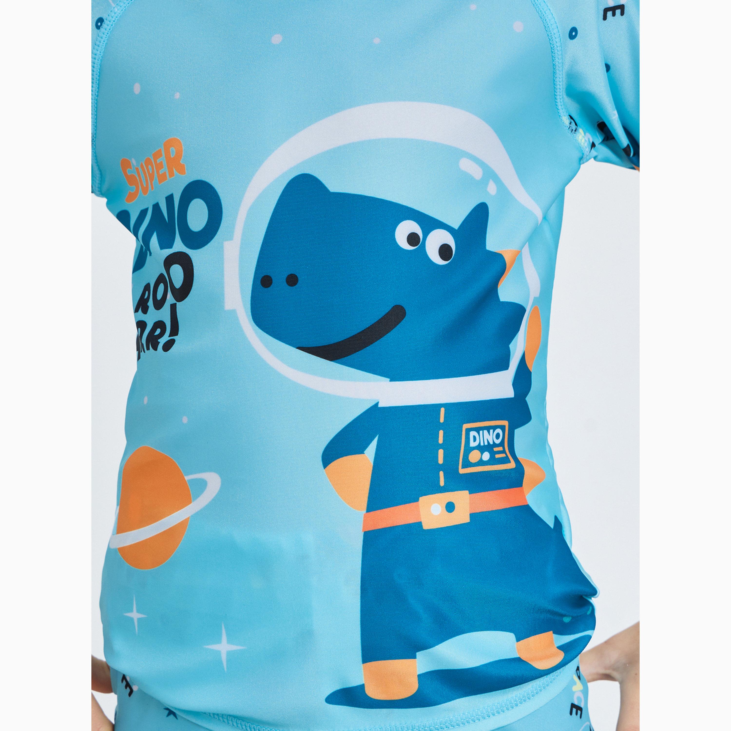 مجموعة ملابس سباحة بطبعات ديناصور للأطفال-boys-clothing-swimwear-image-5
