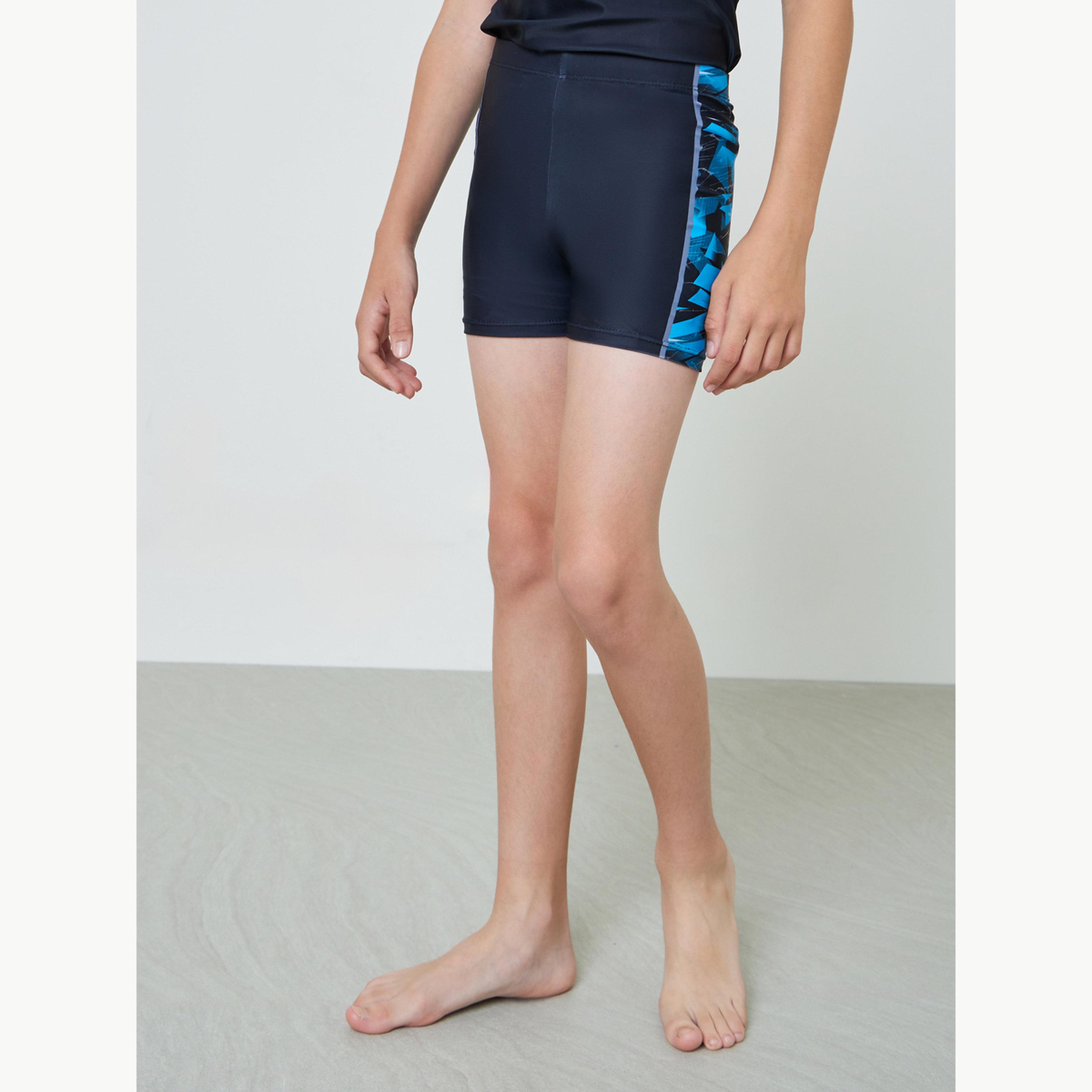 طقم سباحة من 3 - تيشيرت وشورت مع كاب للأولاد-boys-clothing-swimwear-image-6