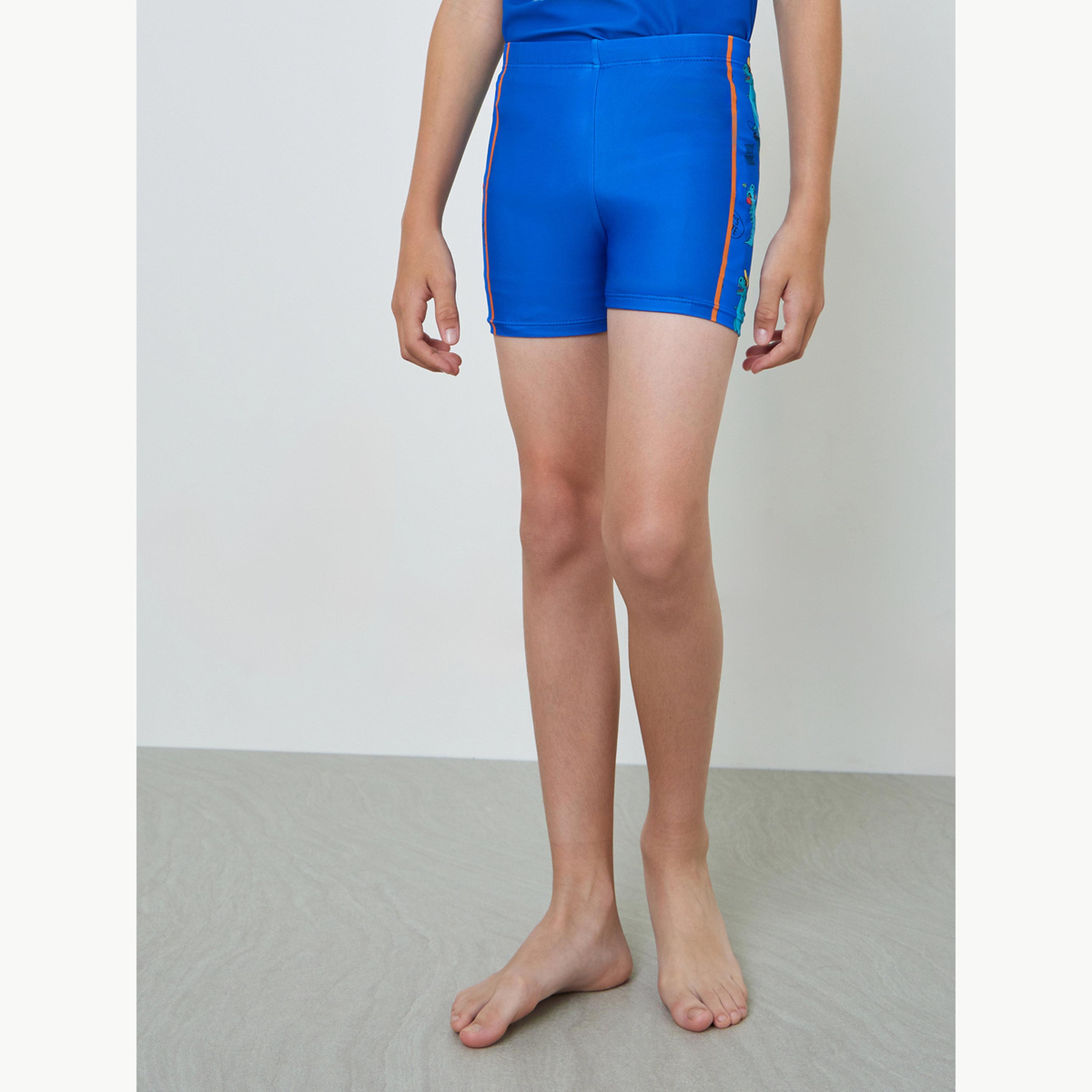 طقم سباحة من 3 - تيشيرت وشورت مع كاب للأولاد-boys-clothing-swimwear-image-5