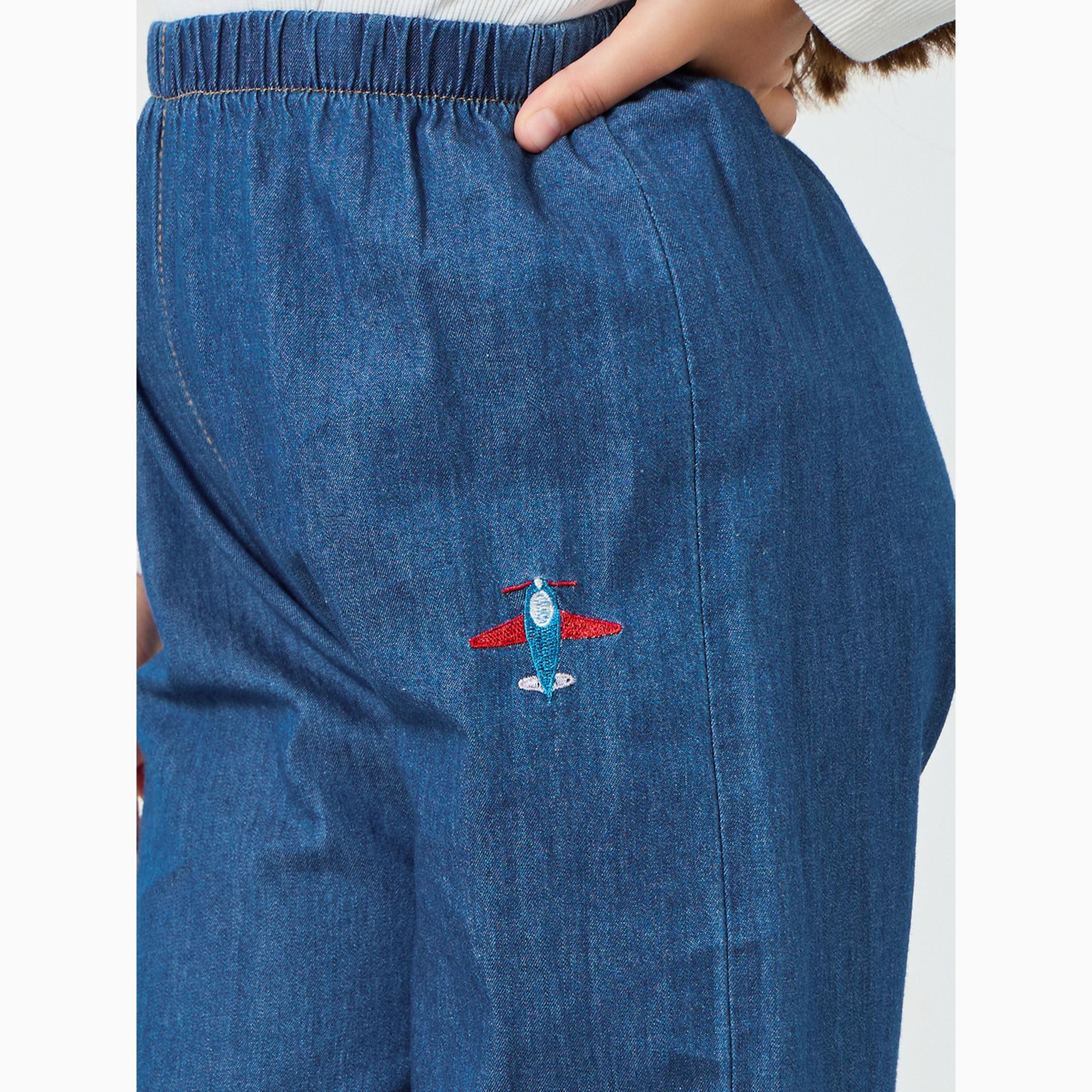 جينز جوغر بناتي مطرز-girls-clothing-bottoms-jeansandjeggings-image-4