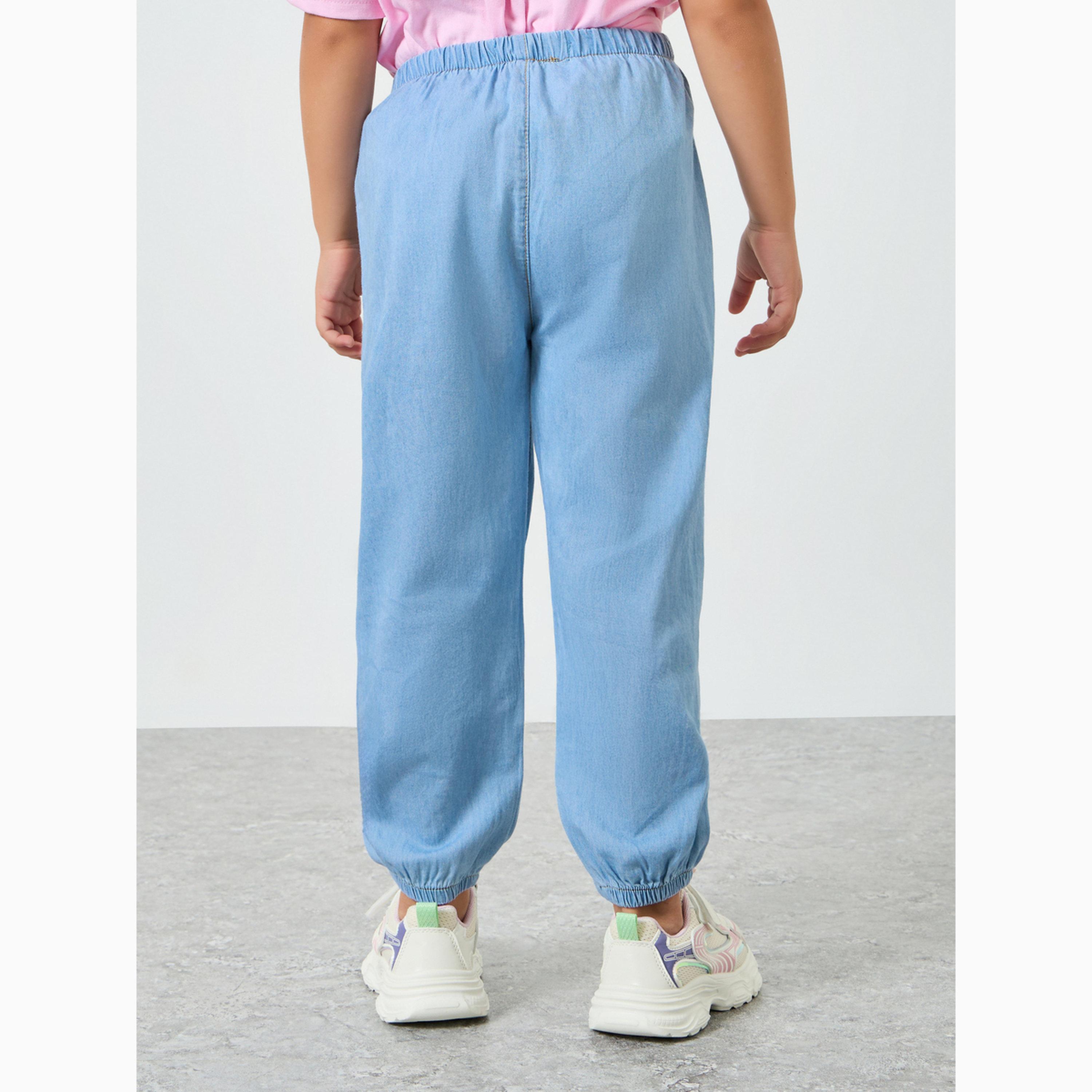 Styli Girls Light Blue Embroidered Jogger Jeans-girls-clothing-bottoms-jeansandjeggings-image-4