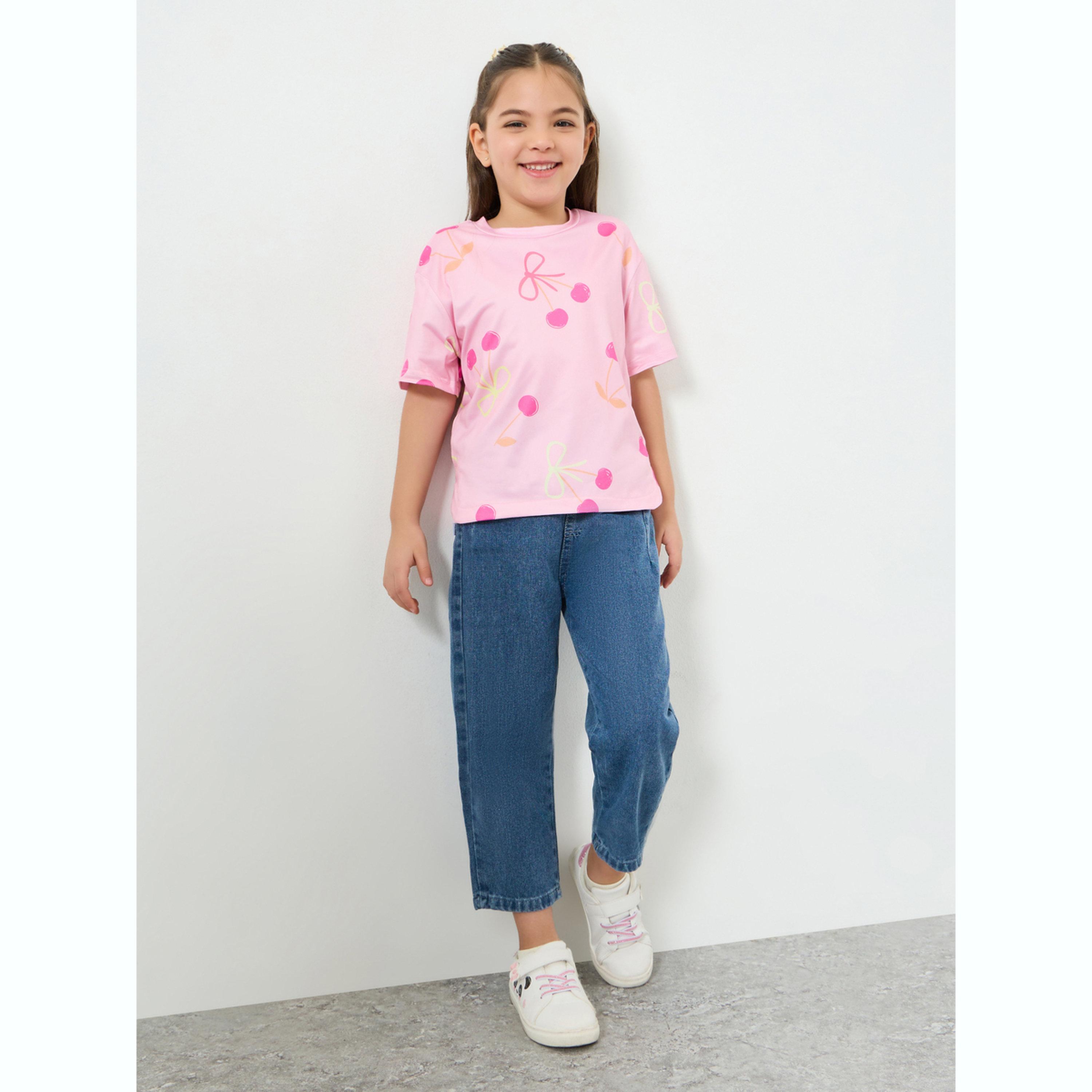 Styli Girls Blue Washed Jeans-girls-clothing-bottoms-jeansandjeggings-image-2