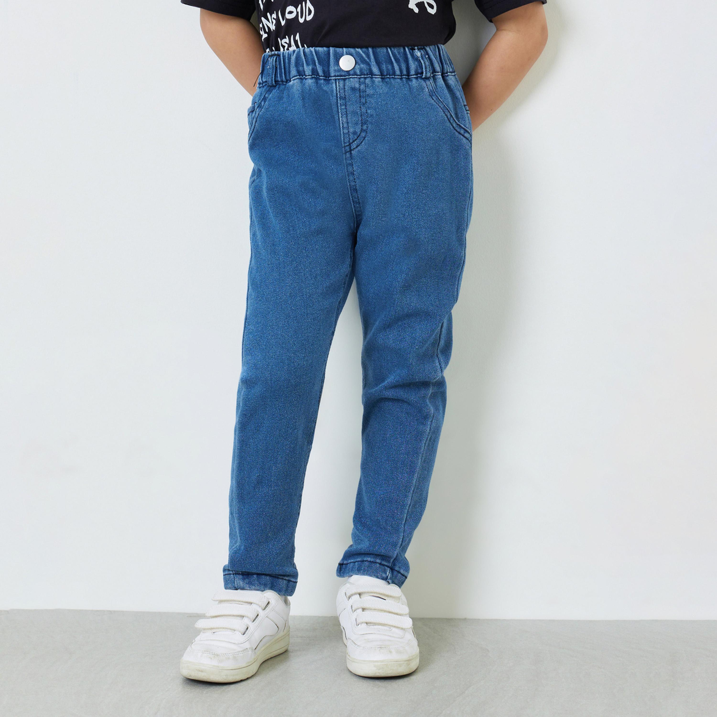 جينز بقصة ضيقة للأولاد-boys-clothing-bottoms-jeans-image-1