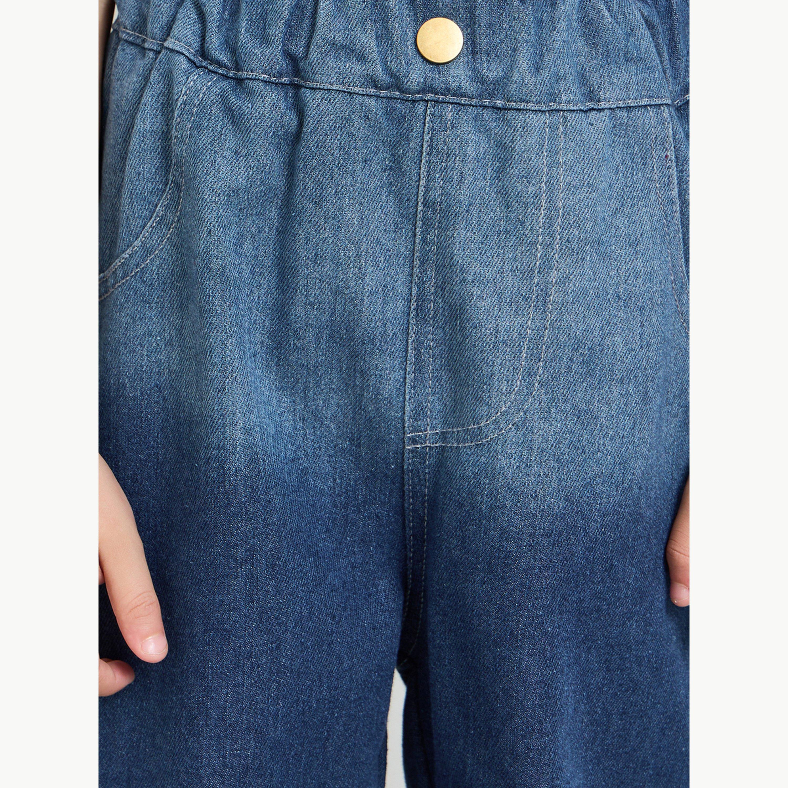 جينز باهت بول أون للبنات-girls-clothing-bottoms-jeansandjeggings-image-3