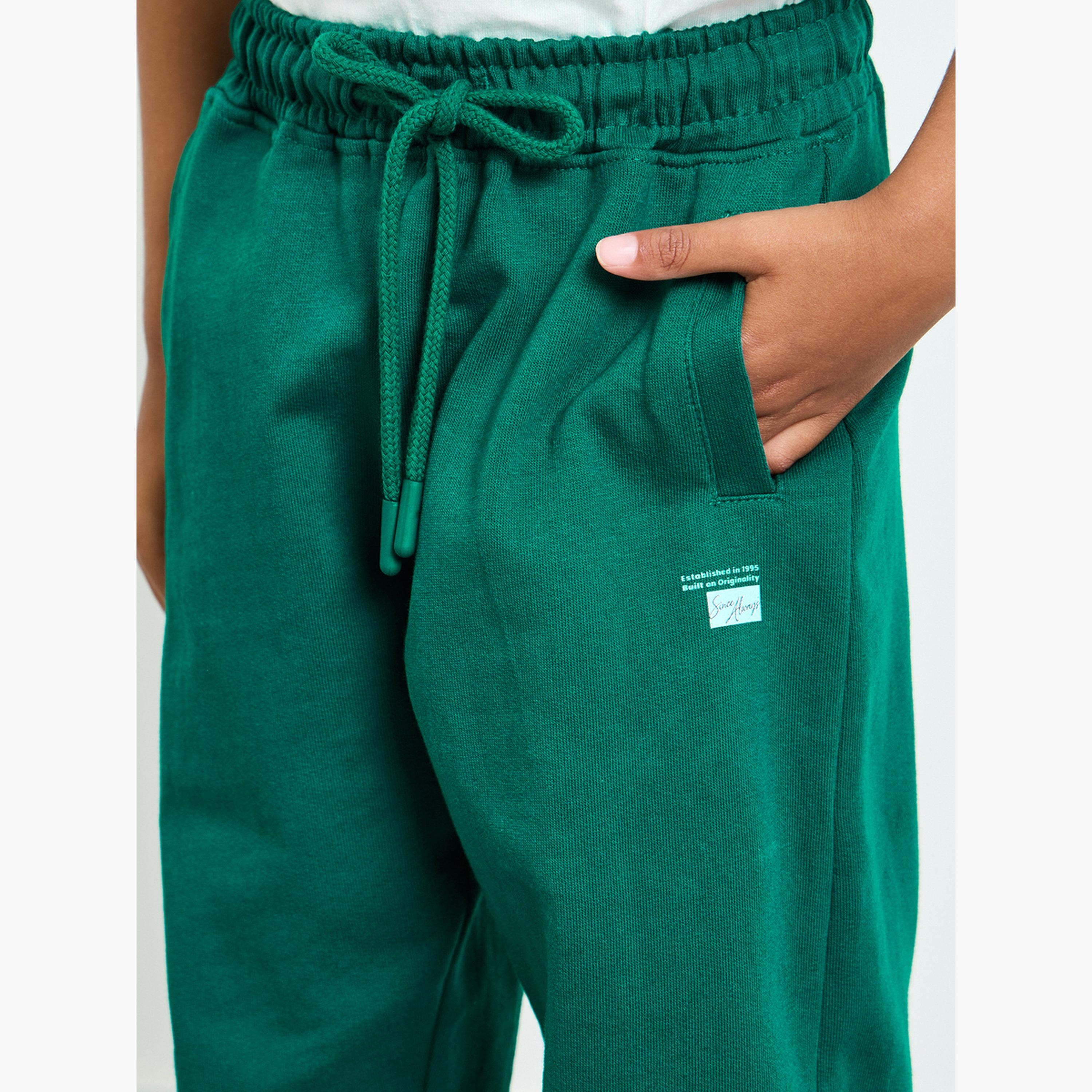 Styli Boys Ribbed Cuff Hem Joggers with Side Pocket-boys-clothing-bottoms-joggersandtrackpants-image-3