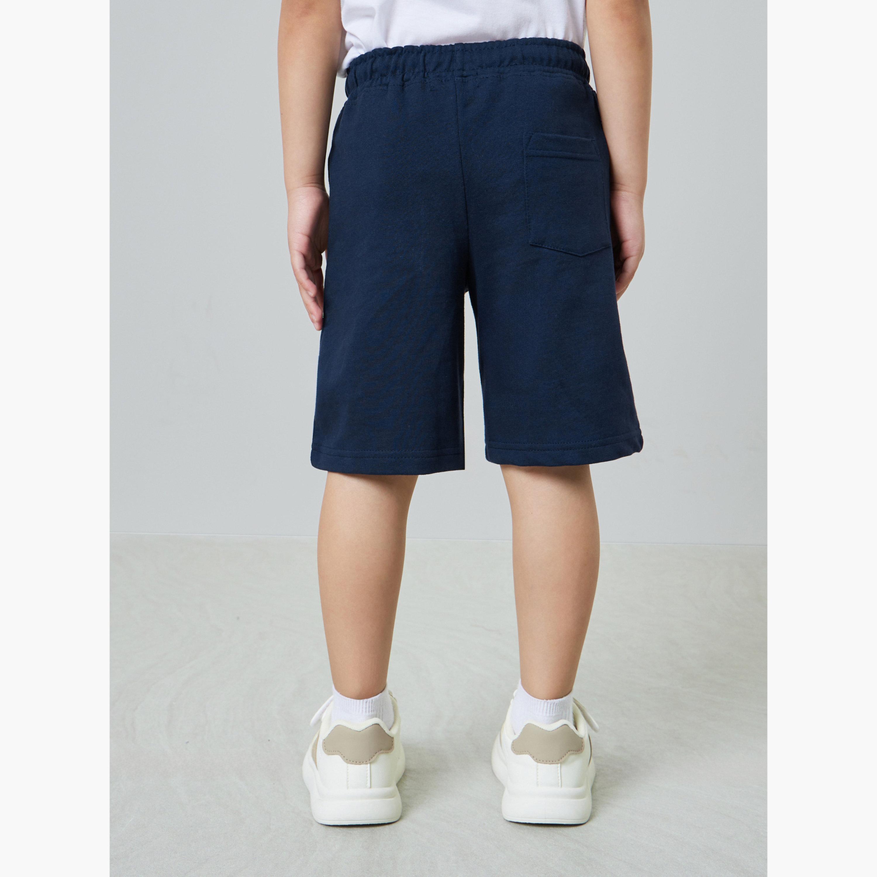 شورت بنمط كتل الالوان برباط للأولاد-boys-clothing-bottoms-shorts-image-4