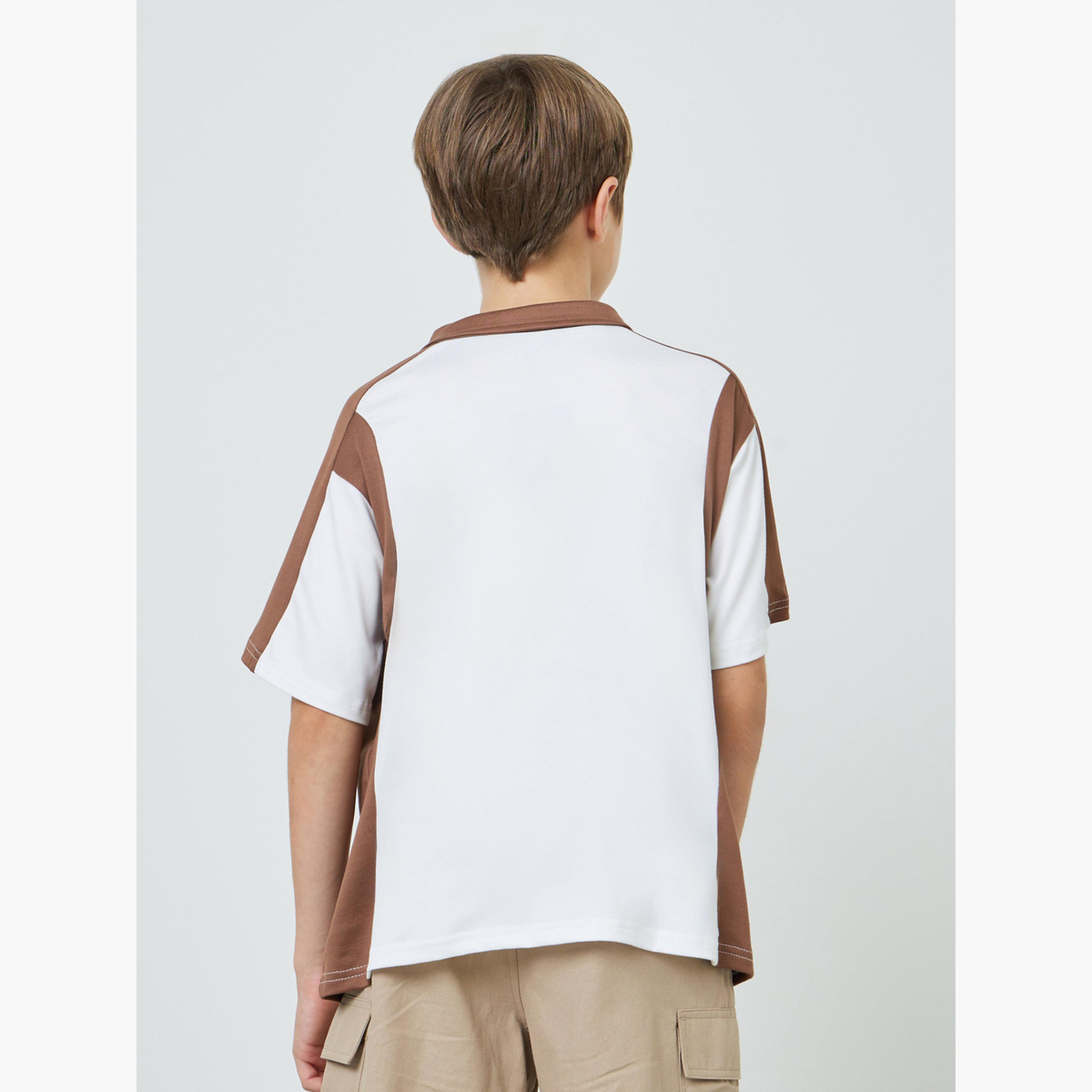 Styli Teen Boys Color Block Printed Polo T-Shirt-boys-clothing-tshirtsandpolos-image-3
