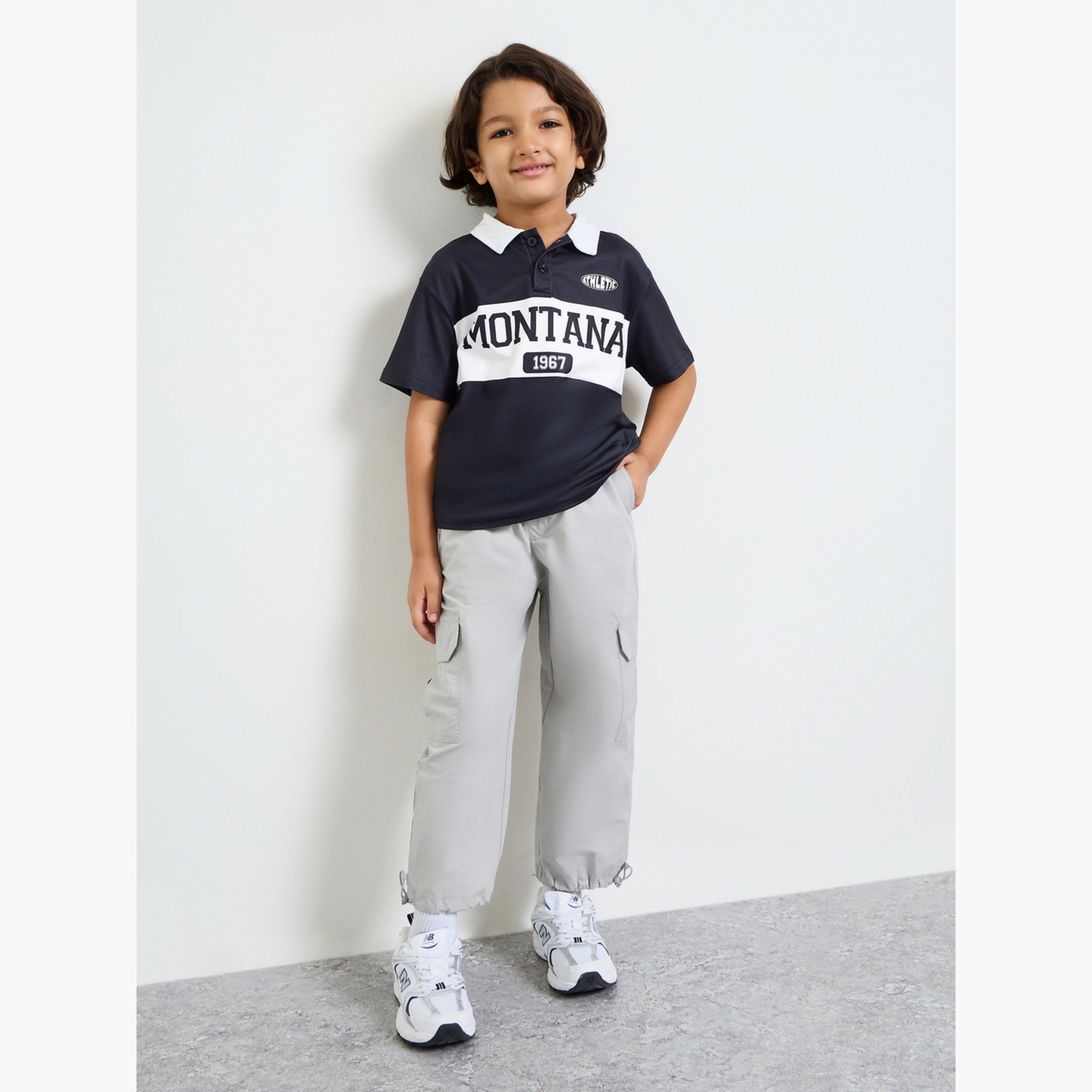 Styli Boys Oversized Text Printed Polo T-Shirt-boys-clothing-tshirtsandpolos-image-2