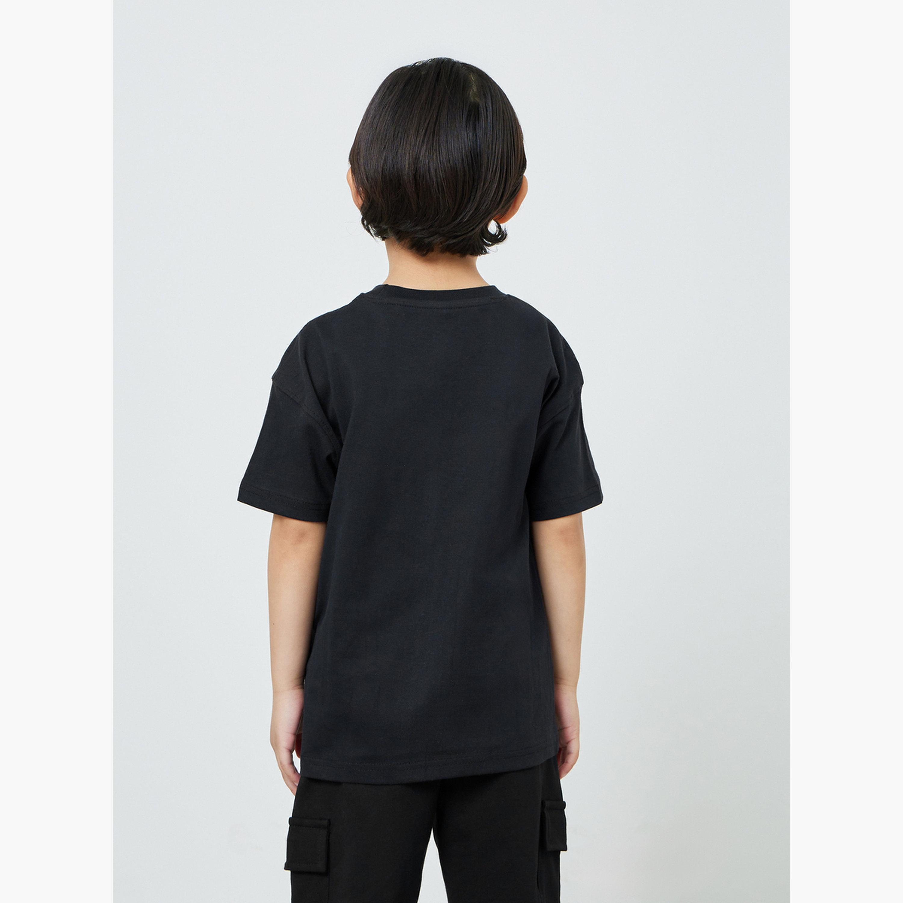 Styli Boys Graffiti Print Oversized T-Shirt-boys-clothing-tshirtsandpolos-image-4