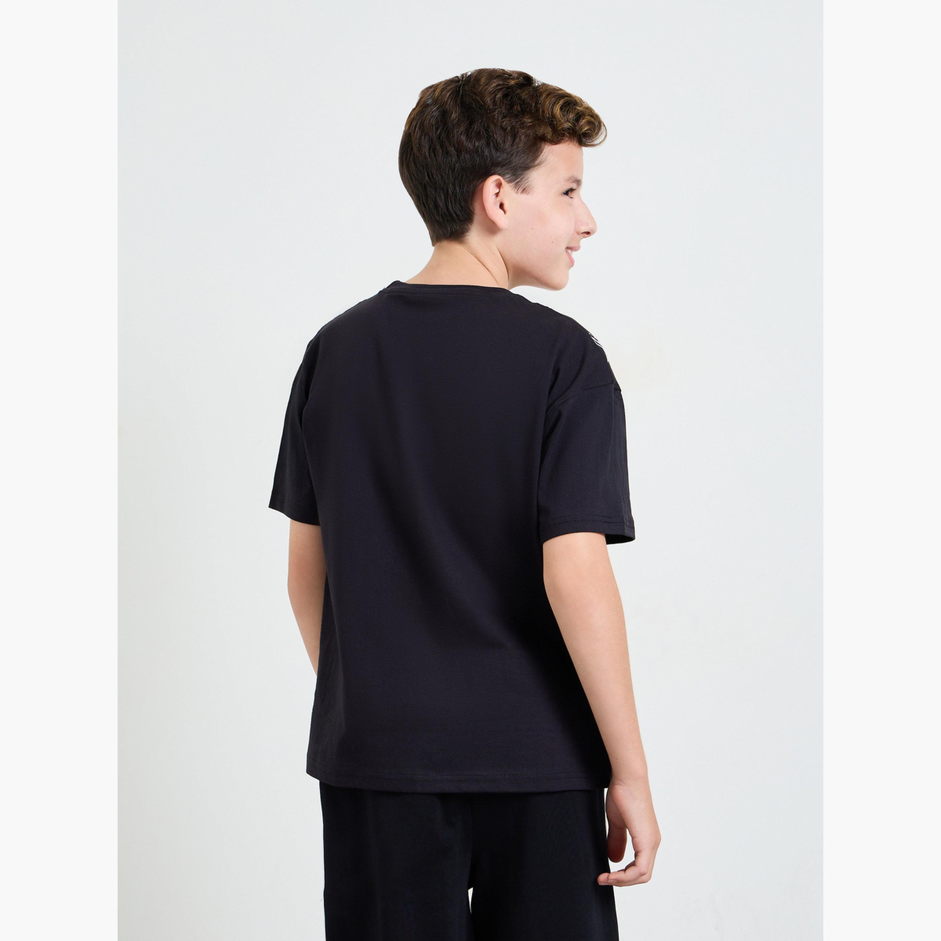 Styli Boys All-Over Graffiti Print Oversized T-Shirt-boys-clothing-tshirtsandpolos-image-3