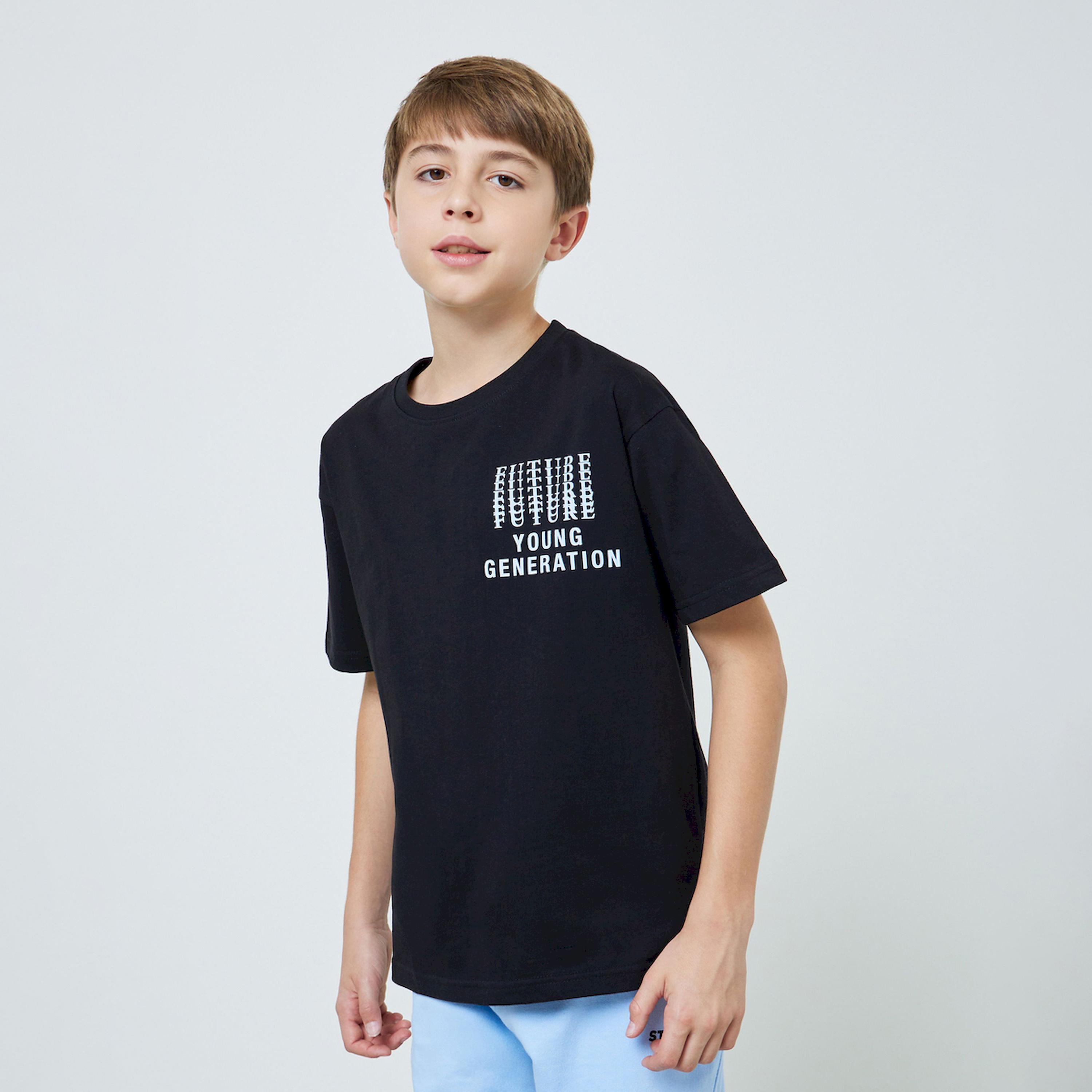 Styli Teen Boys Oversized T-Shirt with Graphic Print-boys-clothing-tshirtsandpolos-image-1