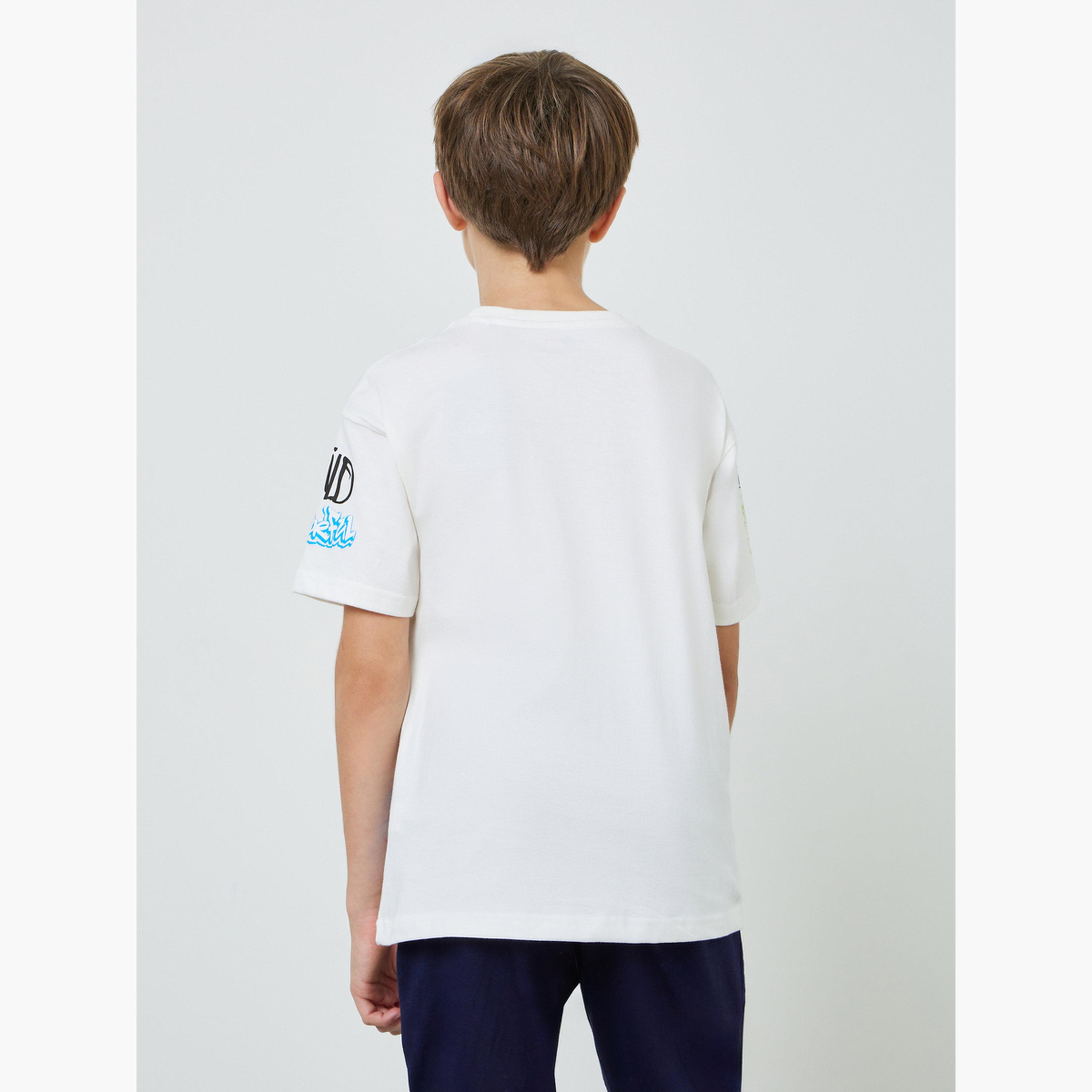 Styli Teen Boys Graphic Print Oversized T-Shirt-boys-clothing-tshirtsandpolos-image-3