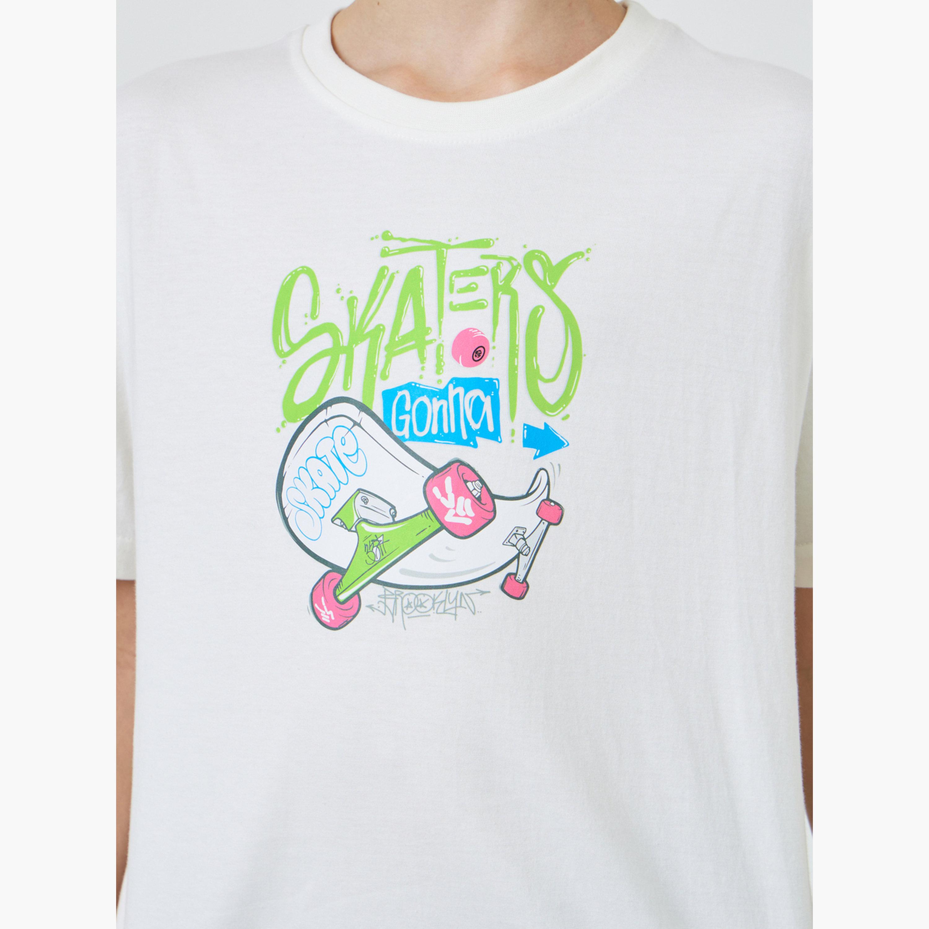 تيشيرت واسع بطبعة جرافيك للأولاد-boys-clothing-tshirtsandpolos-image-4