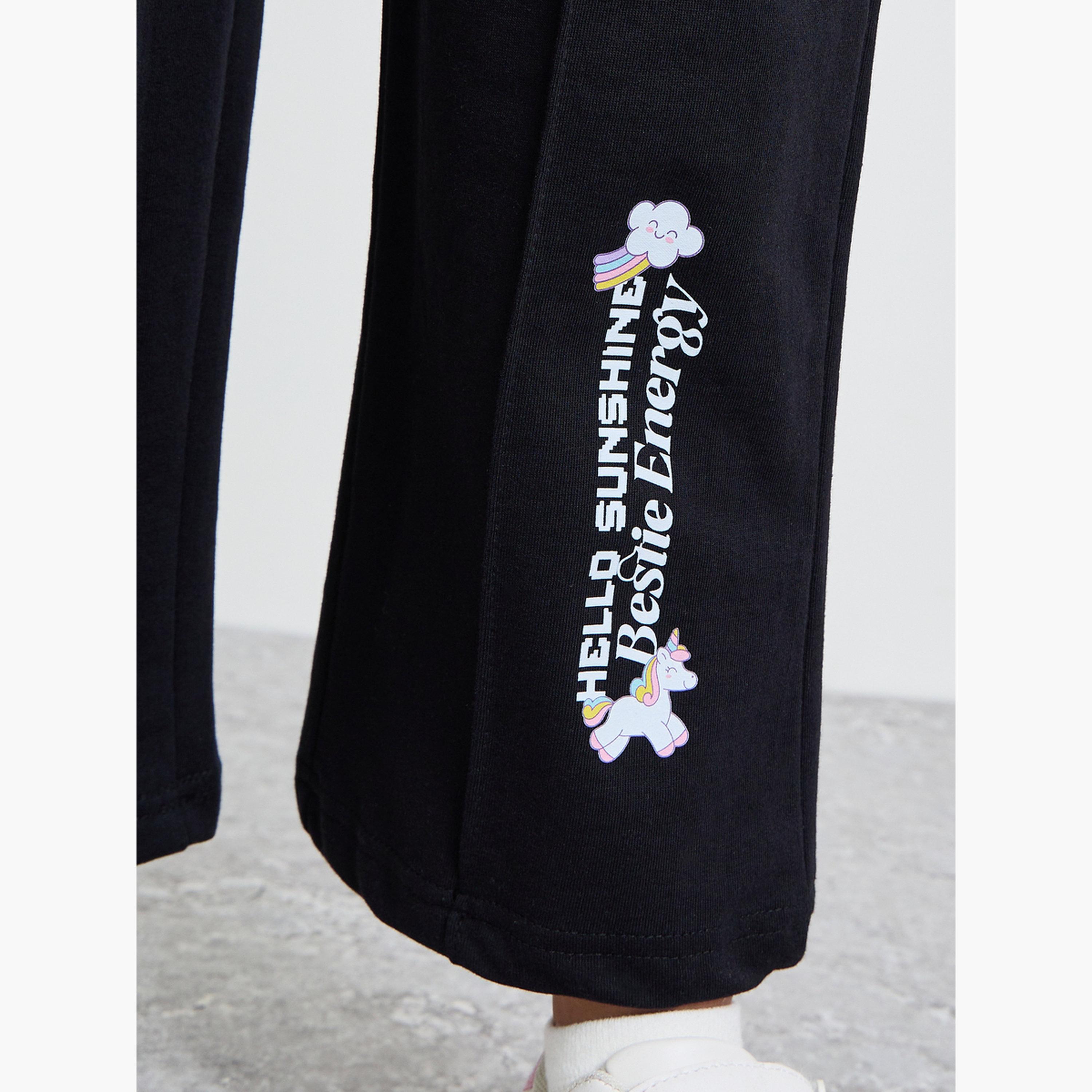 جوغر بأرجل مستقيمة وطبعة جرافيك للبنات-girls-clothing-bottoms-trousers-image-4