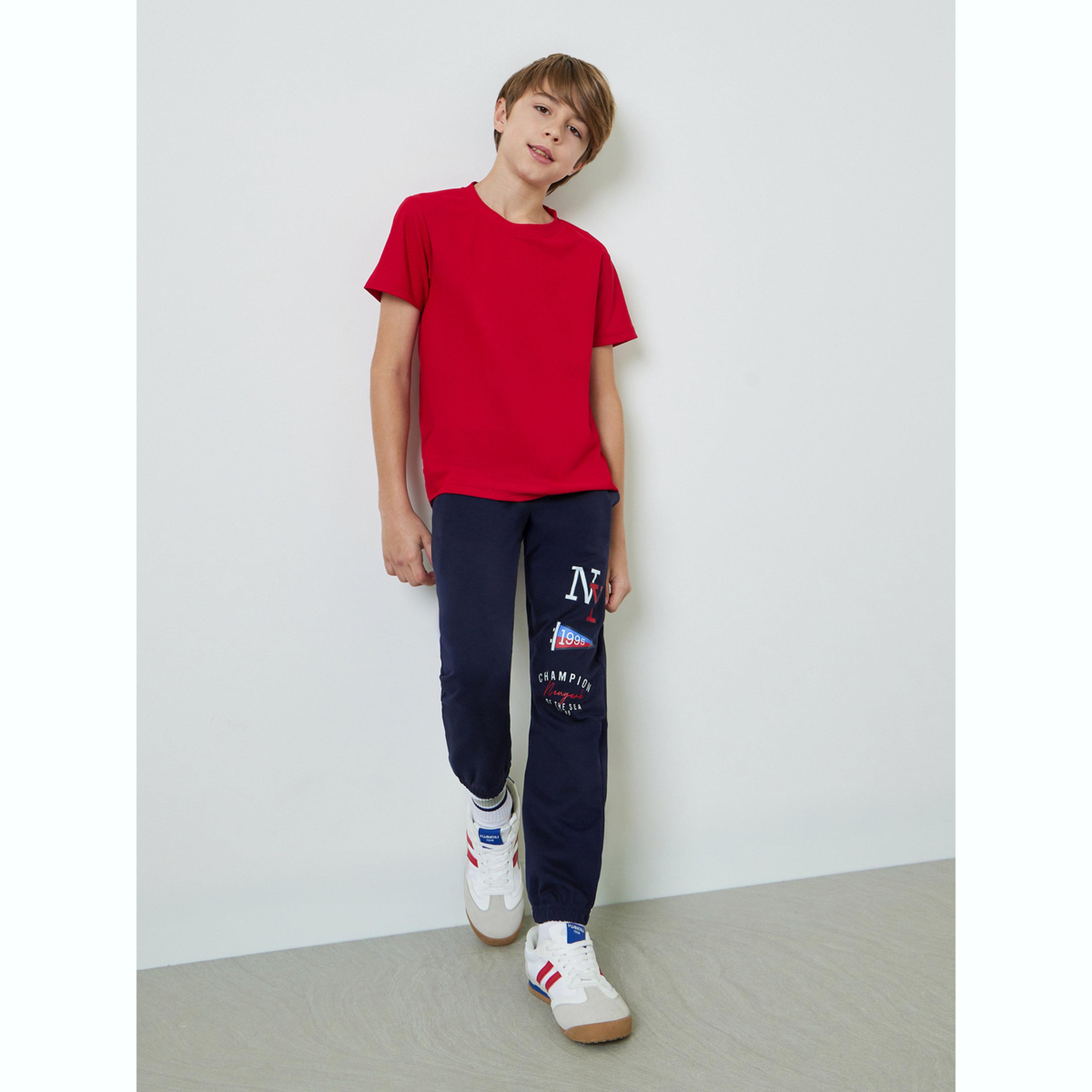 Styli Teen Boys Graphic Print Cuffed Joggers-boys-clothing-bottoms-joggersandtrackpants-image-2