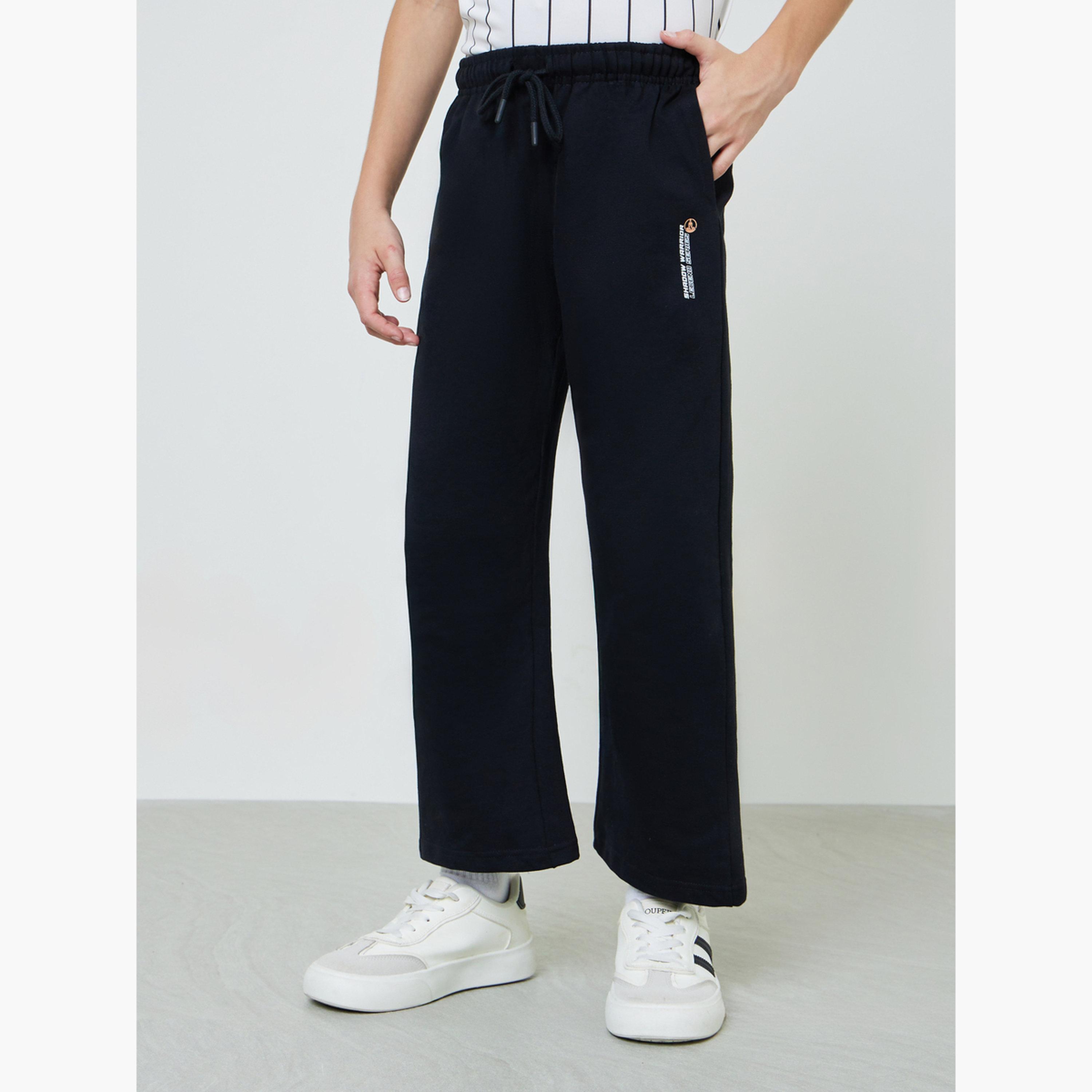 Styli Teen Boys Printed Joggers with Drawstring-boys-clothing-bottoms-joggersandtrackpants-image-1