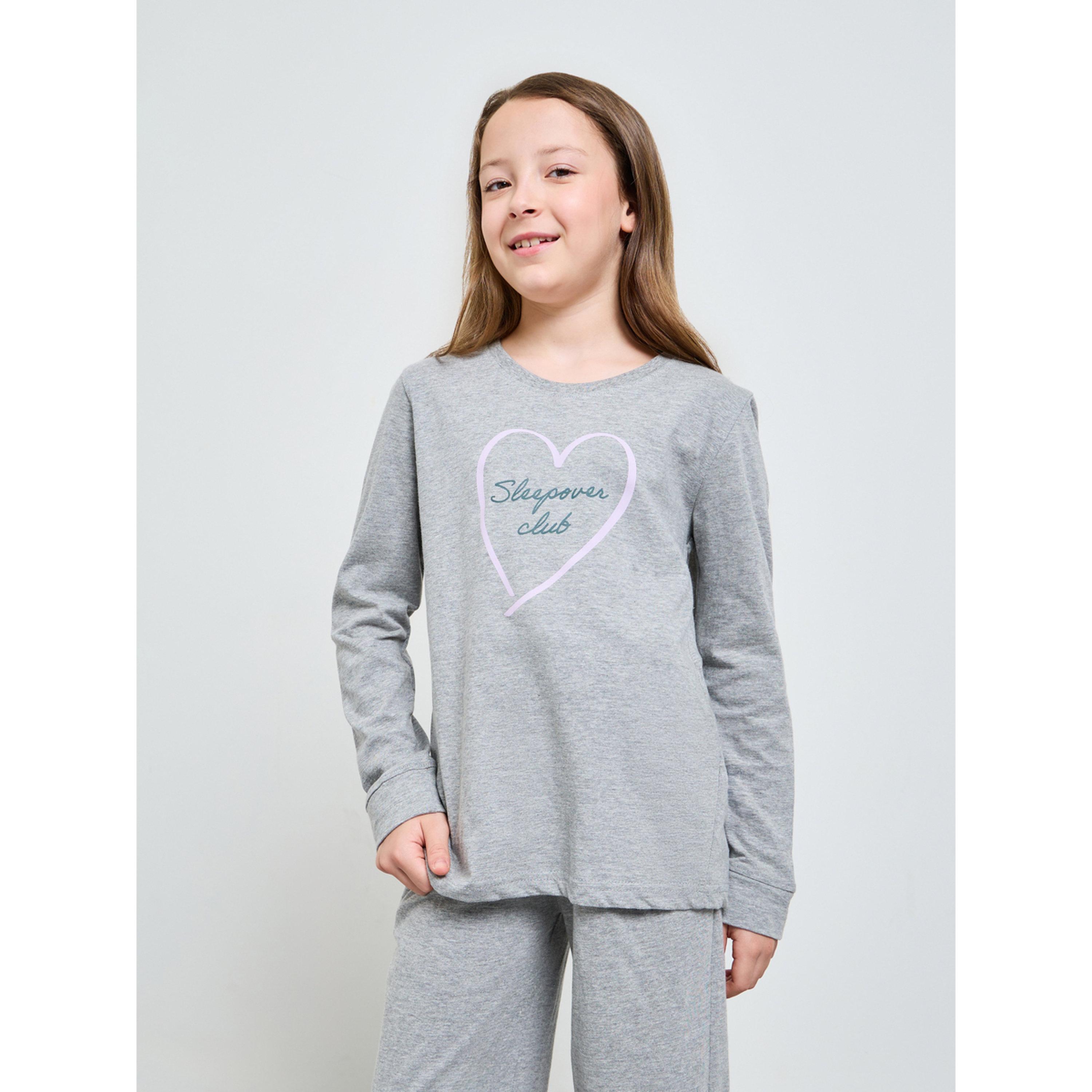 Styli Girls Printed Cotton T-Shirt and Pyjama Set-girls-clothing-nightwear-image-2