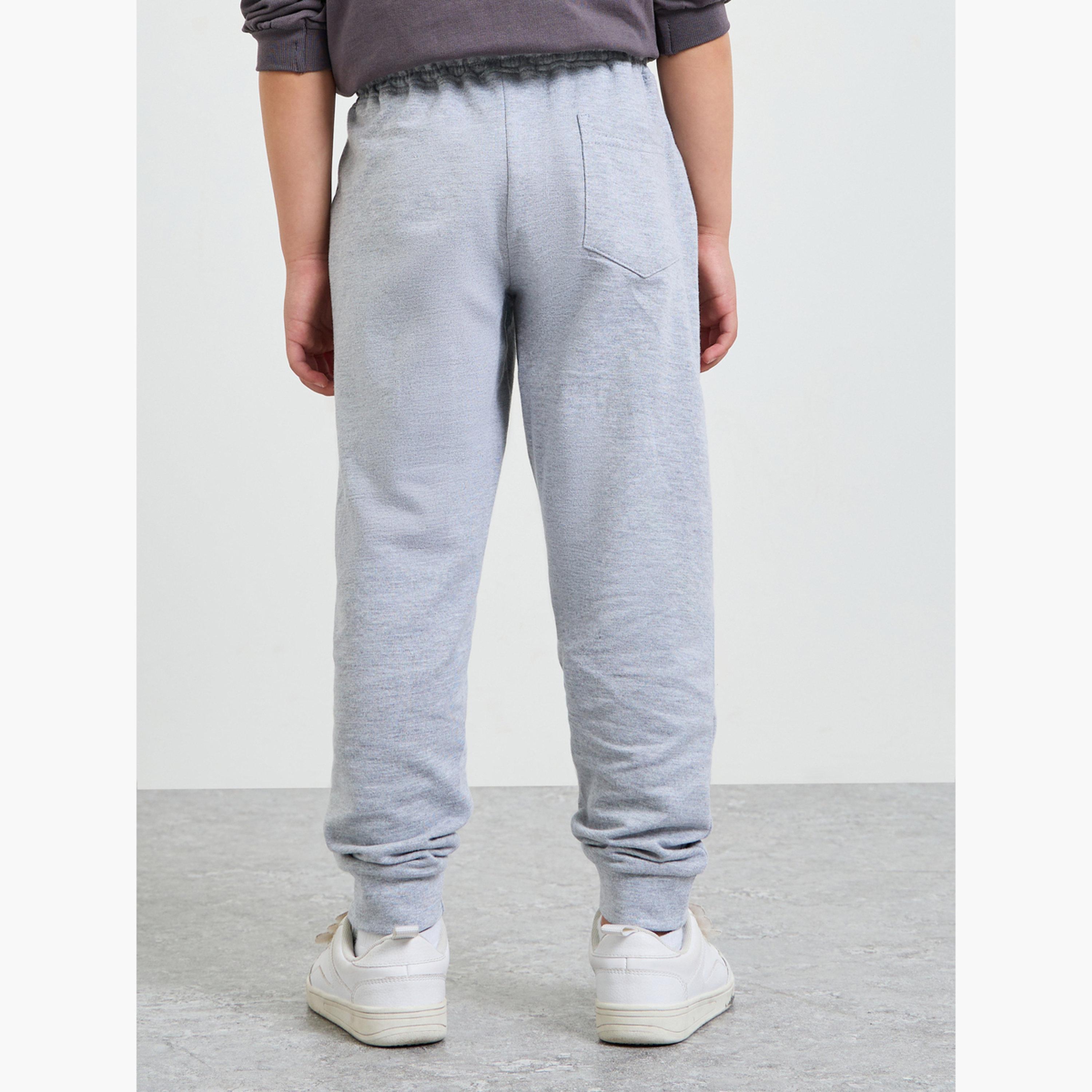 Styli Kids Unisex Cotton Joggers with Side Pocket-boys-clothing-bottoms-joggersandtrackpants-image-3