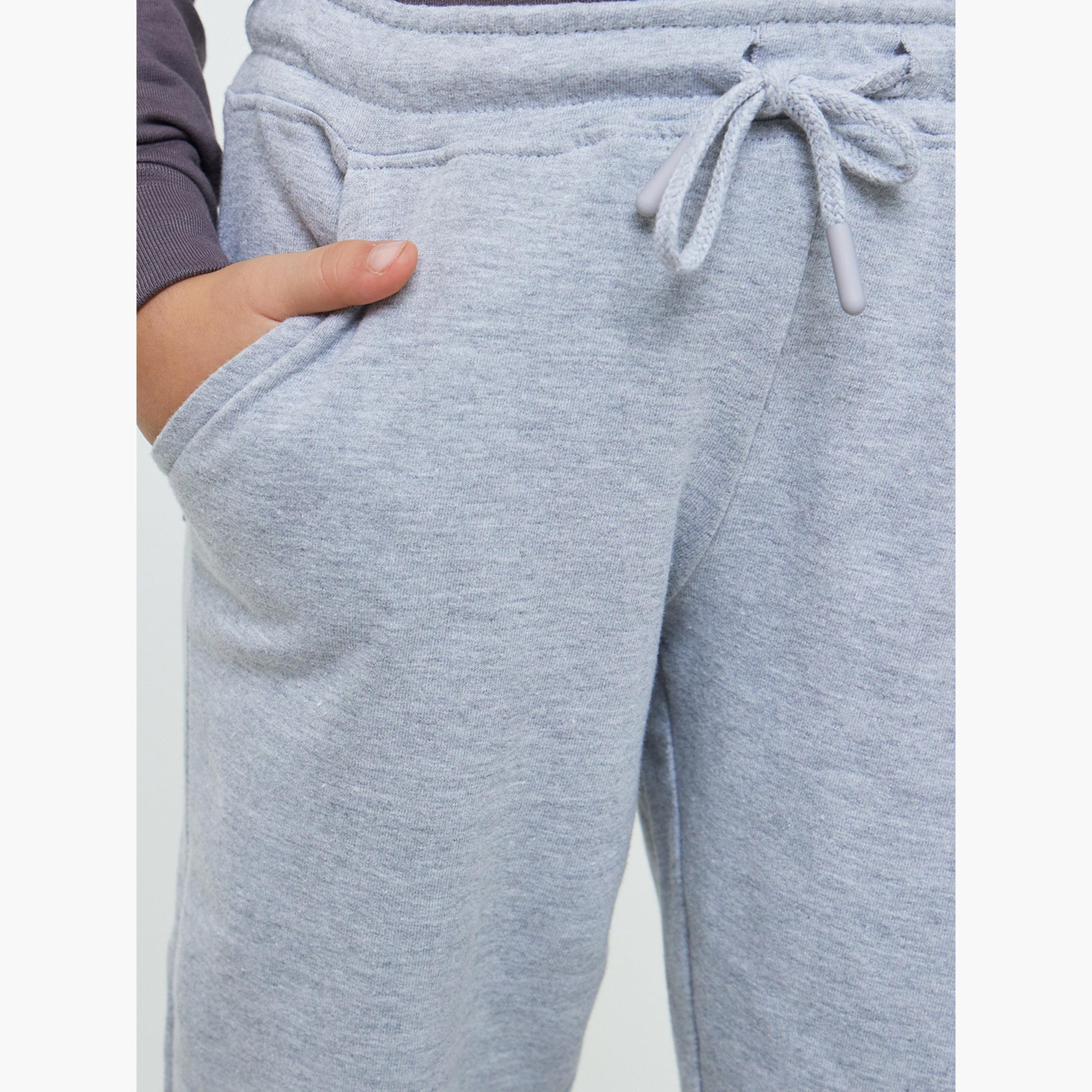 Styli Kids Unisex Cotton Joggers with Side Pocket-boys-clothing-bottoms-joggersandtrackpants-image-4