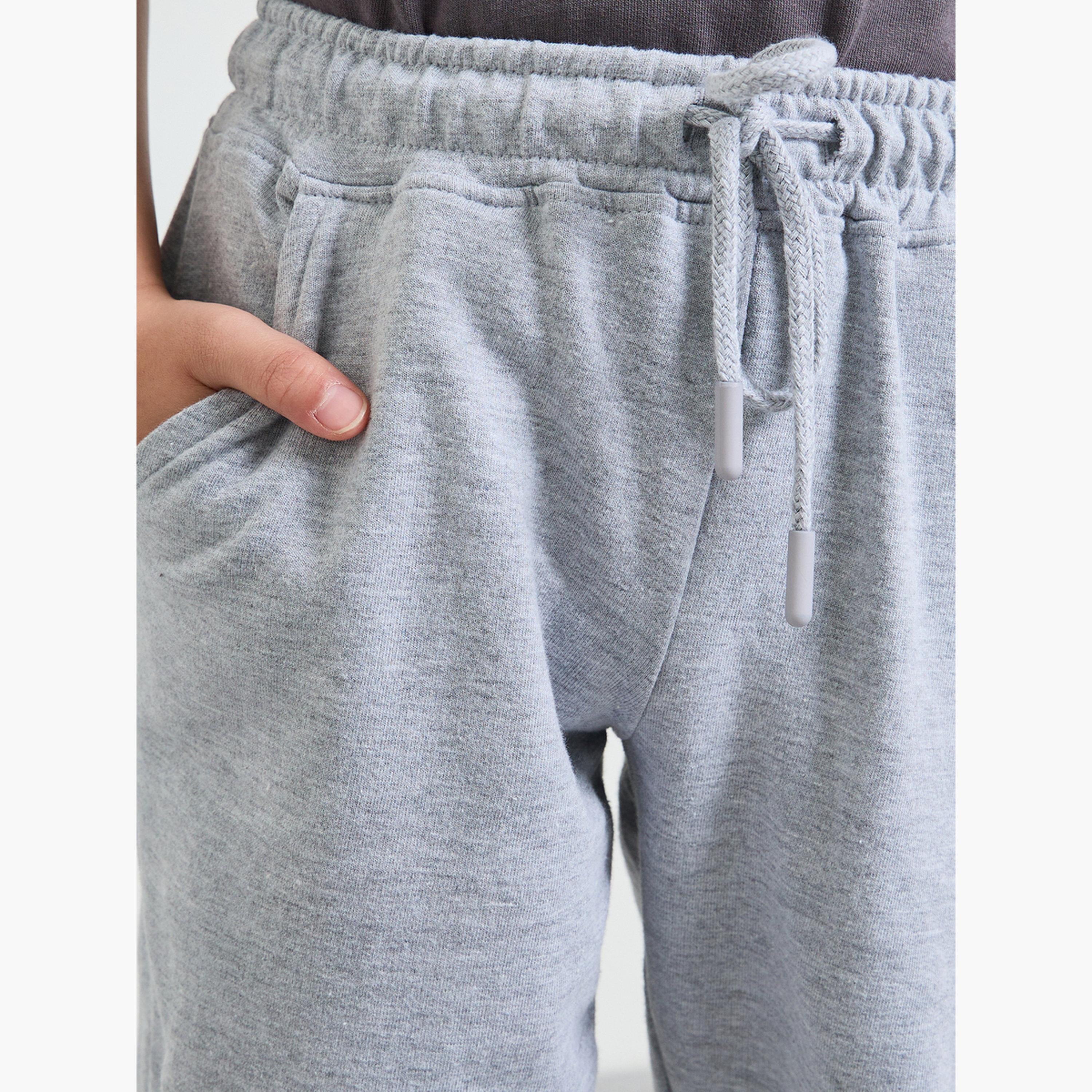Styli Kids Unisex Cotton Joggers with Side Pocket-boys-clothing-bottoms-joggersandtrackpants-image-5