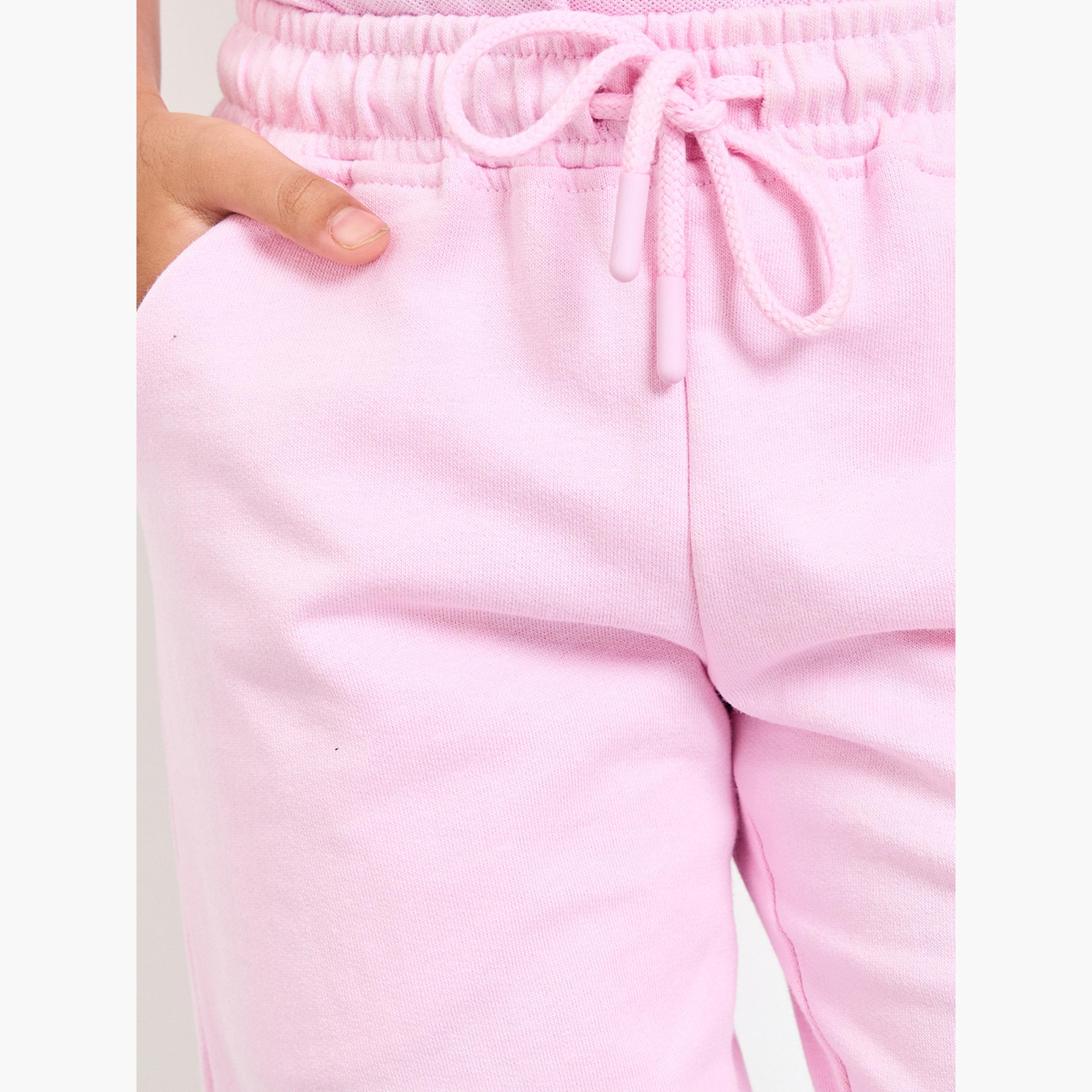 ستايلي - بنطال رياضي قطني للأطفال للجنسين مع جيب جانبي-boys-clothing-bottoms-joggersandtrackpants-image-4