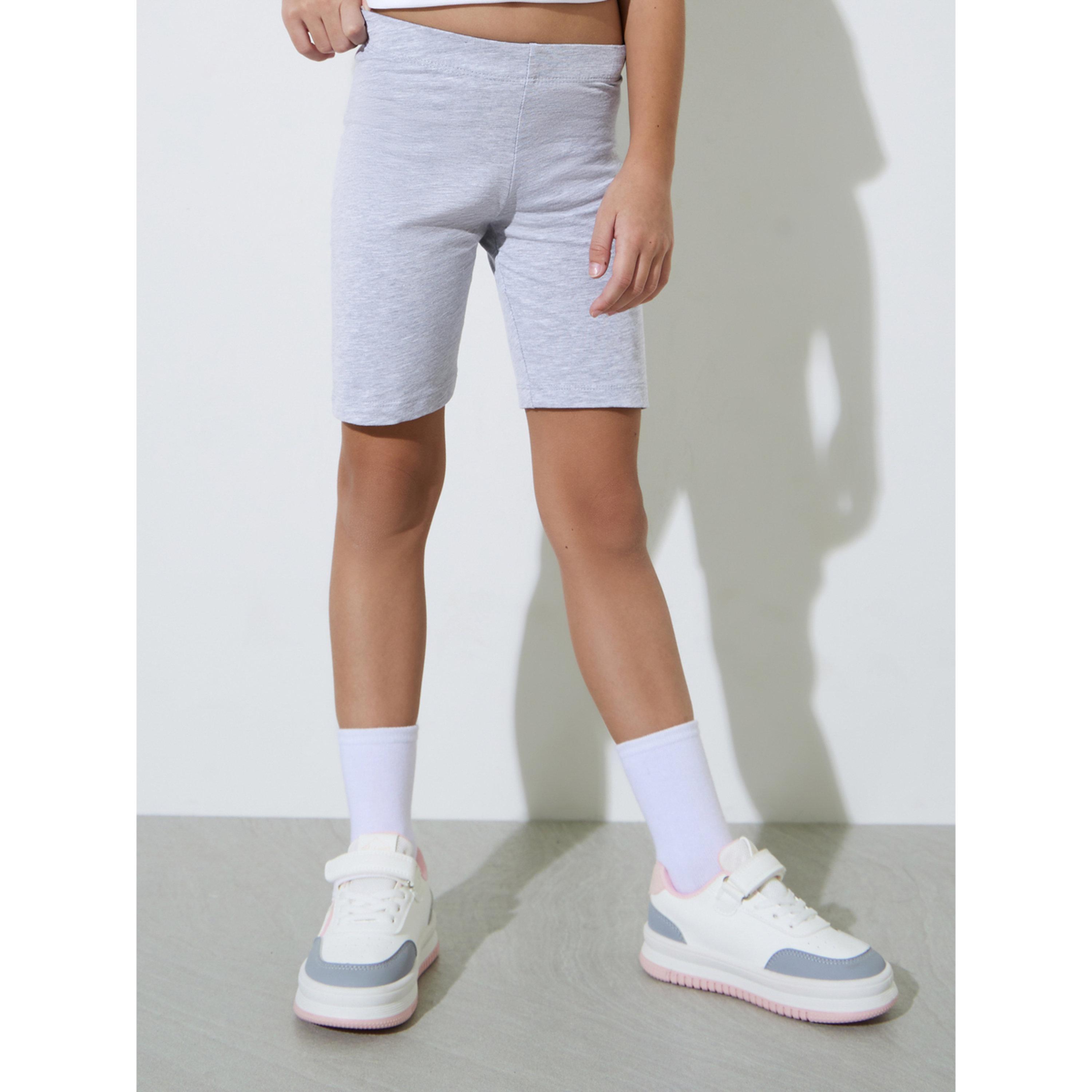 طقم شورت ركوب الدراجات محبوك للبنات من قطعتين-girls-clothing-bottoms-shorts-image-2