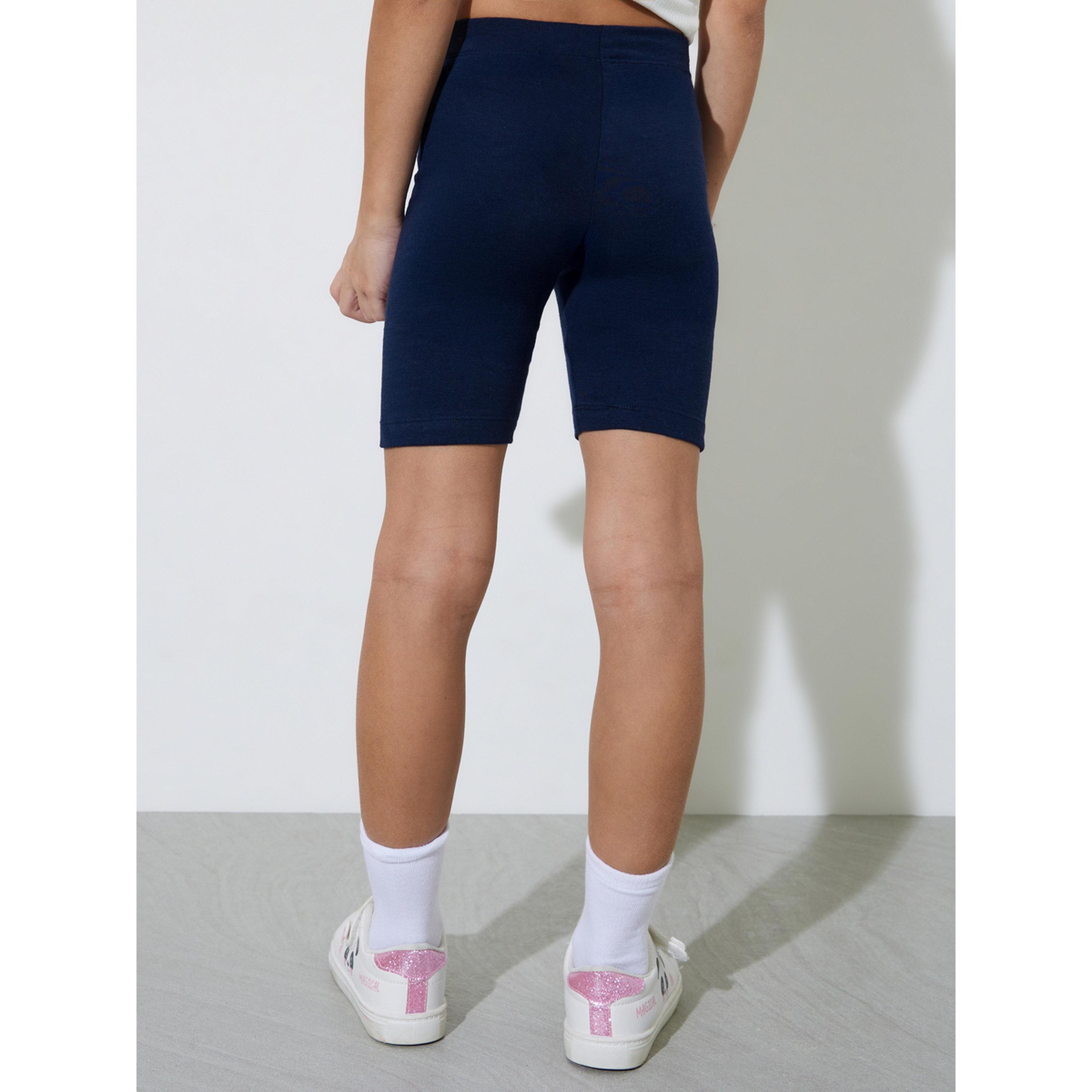 طقم شورت ركوب الدراجات محبوك للبنات من قطعتين-girls-clothing-bottoms-shorts-image-5