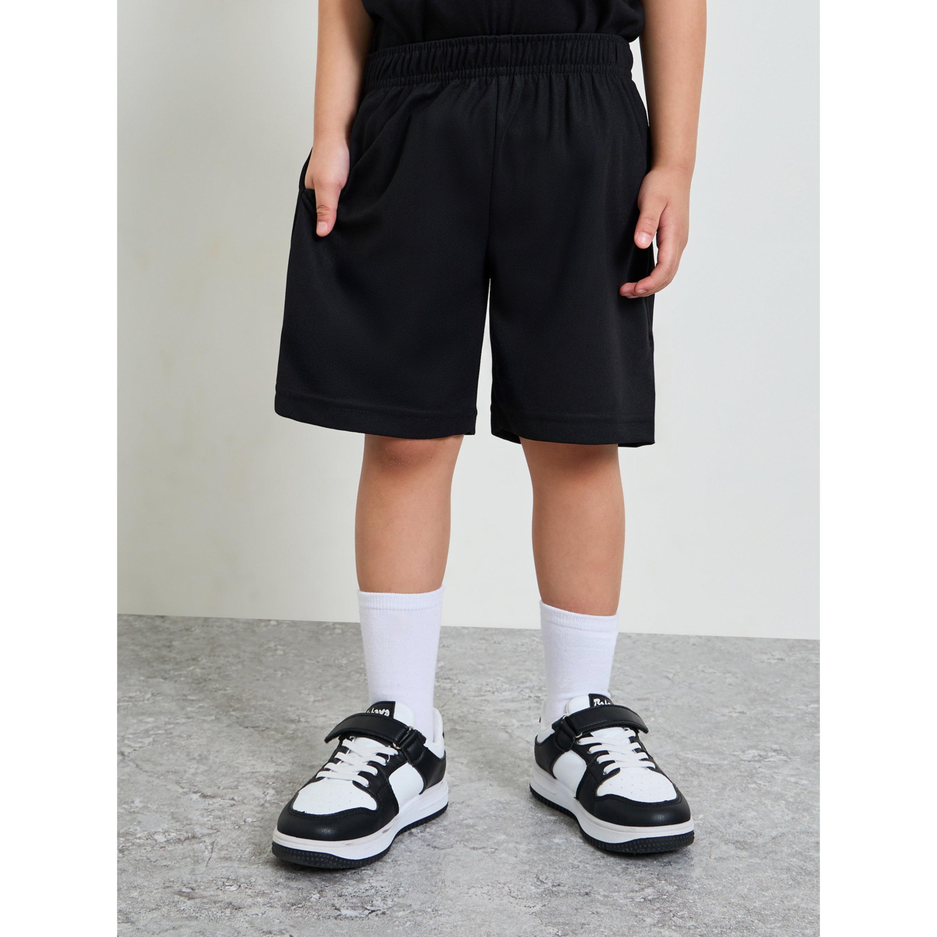 شورت رياضي جيرسي قطن بجيب جانبي للأولاد-boys-clothing-bottoms-shorts-image-1