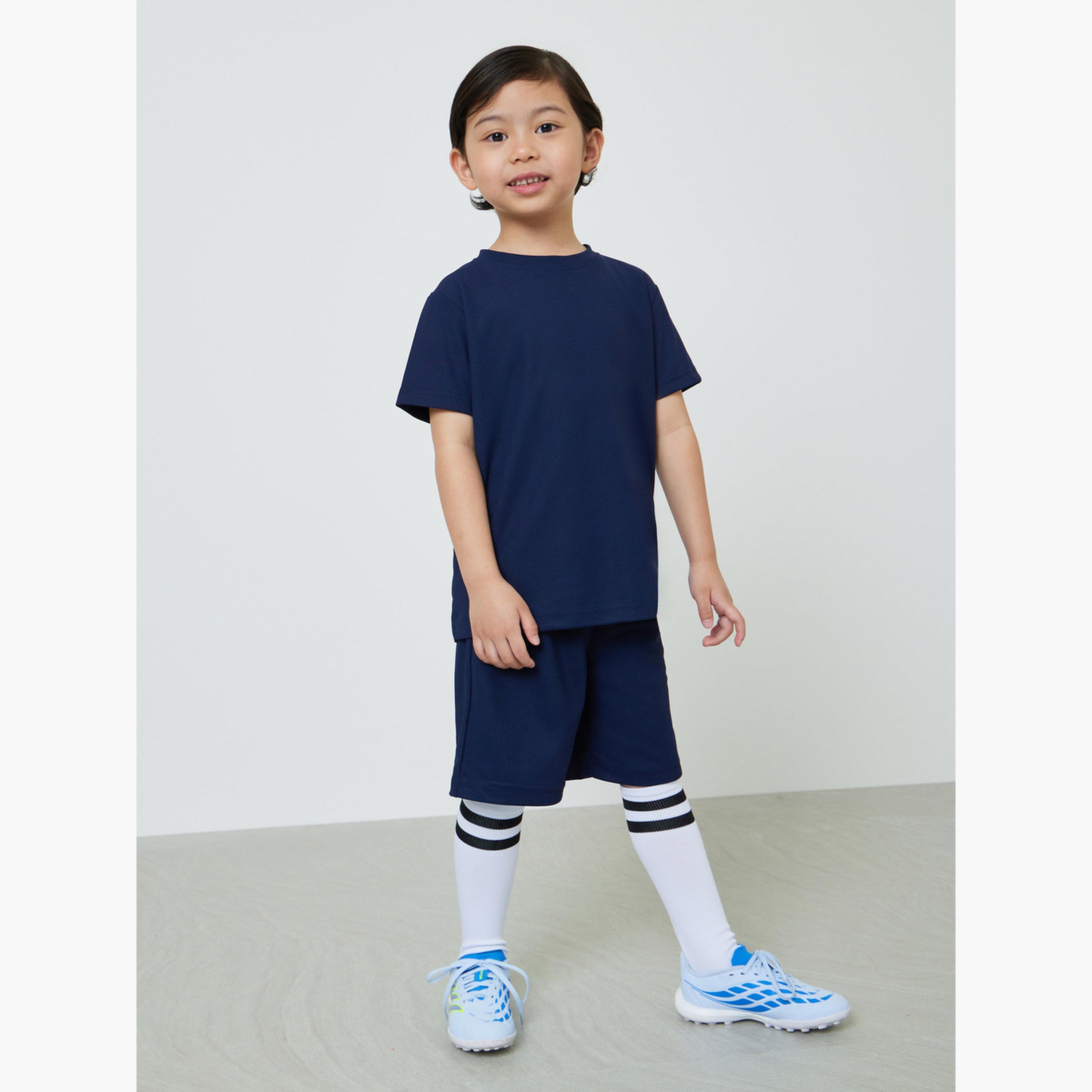 Styli Boys Cotton Sports Jersey Shorts with Side Pocket-boys-clothing-bottoms-shorts-image-2