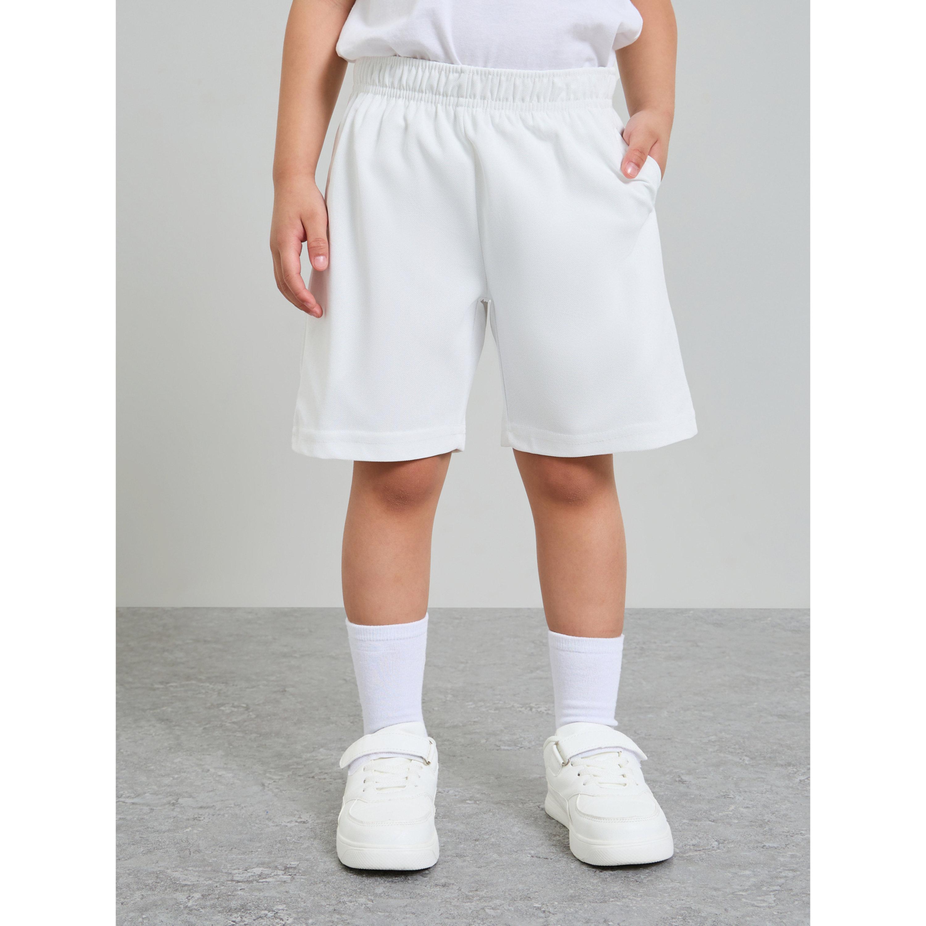 شورت رياضي جيرسي قطن بجيب جانبي للأولاد-boys-clothing-bottoms-shorts-image-1