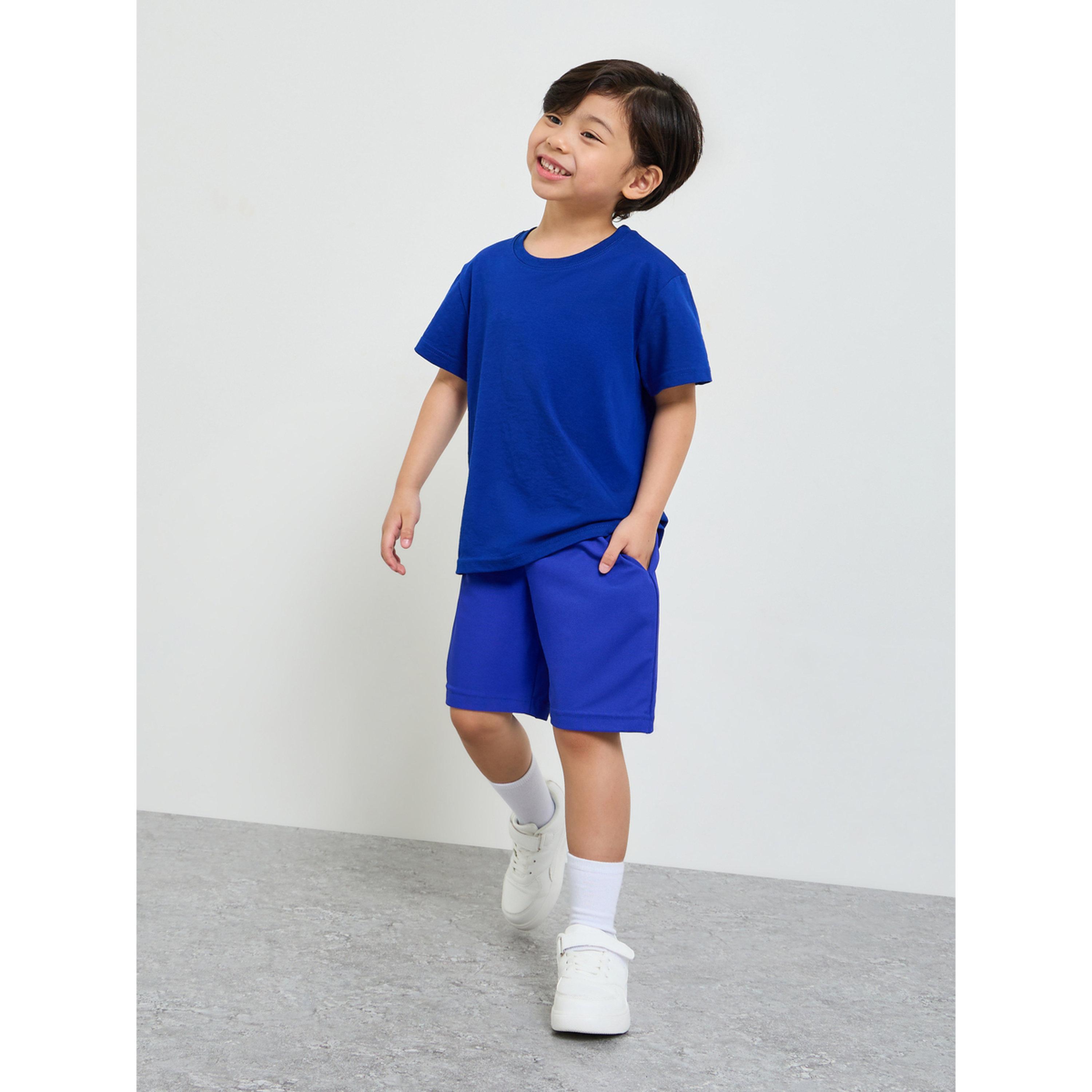 شورت رياضي جيرسي قطن بجيب جانبي للأولاد-boys-clothing-bottoms-shorts-image-2