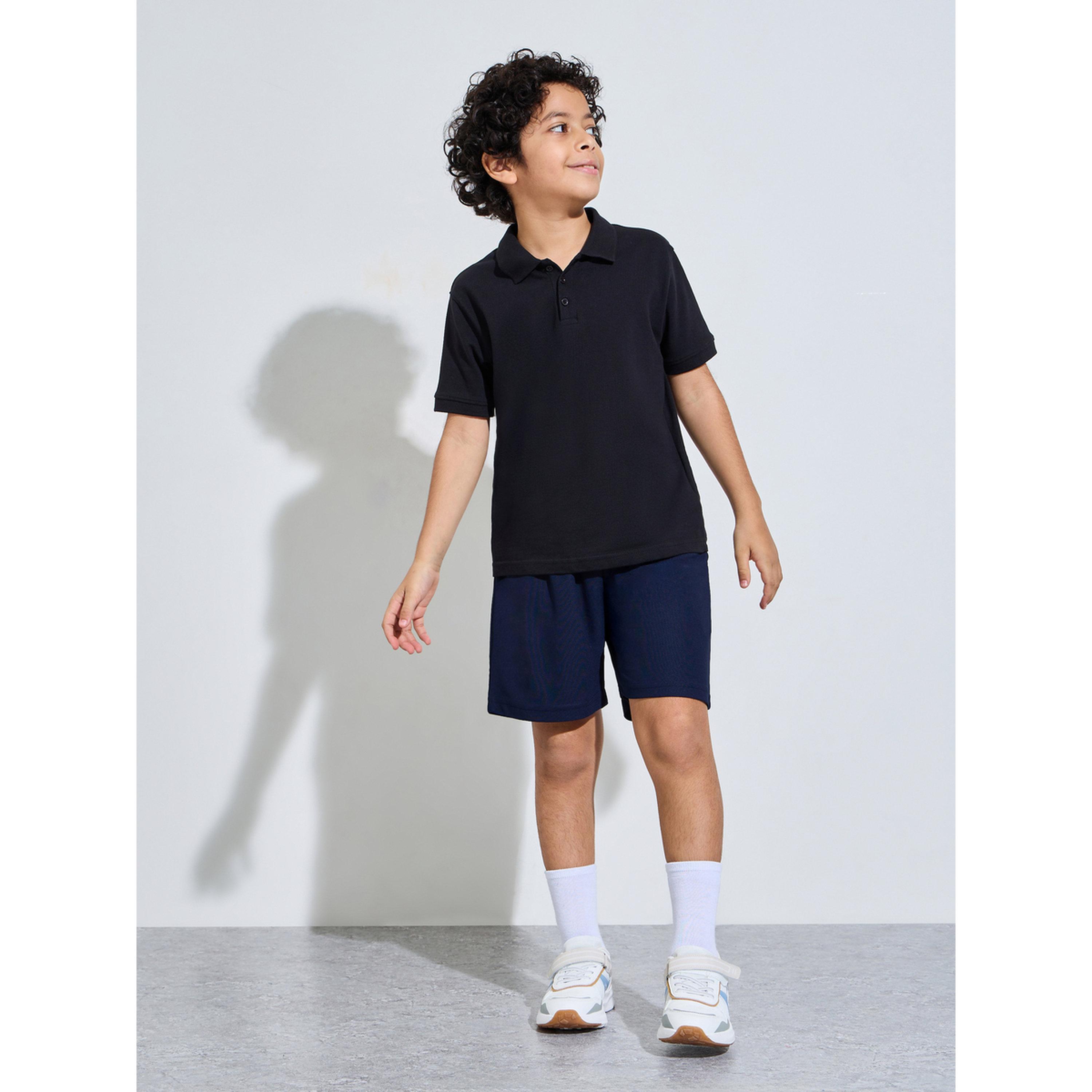 شورت رياضي جيرسي قطن بجيب جانبي للمراهقين-boys-clothing-bottoms-shorts-image-2