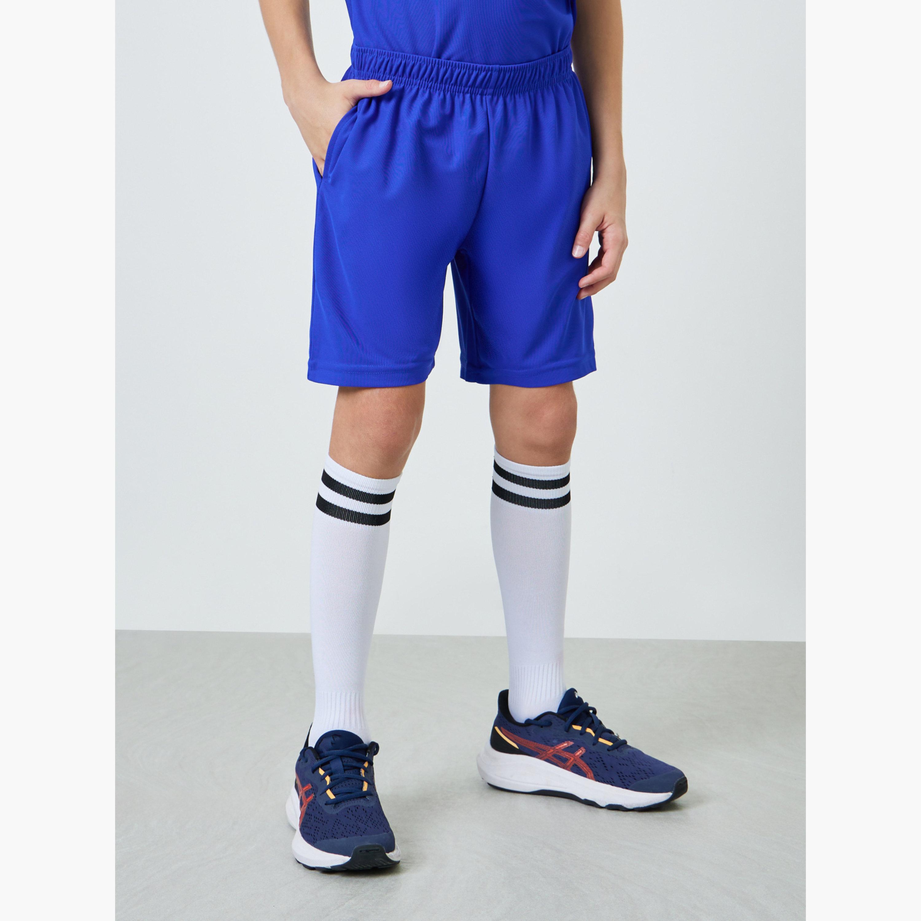 Styli Teens Cotton Sports Jersey Shorts with Side Pocket-boys-clothing-bottoms-shorts-image-1