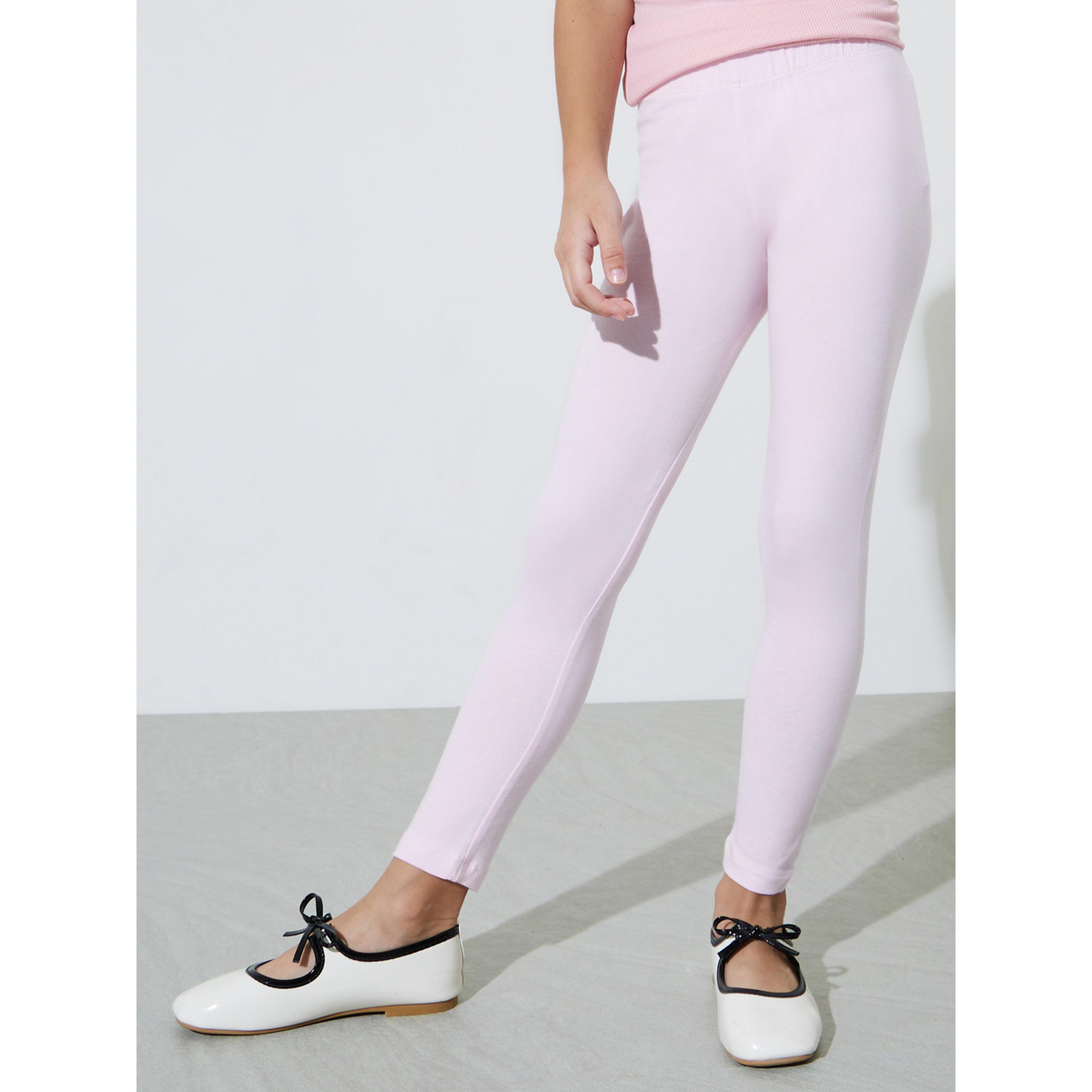 طقم ليقنز من مزيج القطن للبنات من قطعتين-girls-clothing-bottoms-leggings-image-2