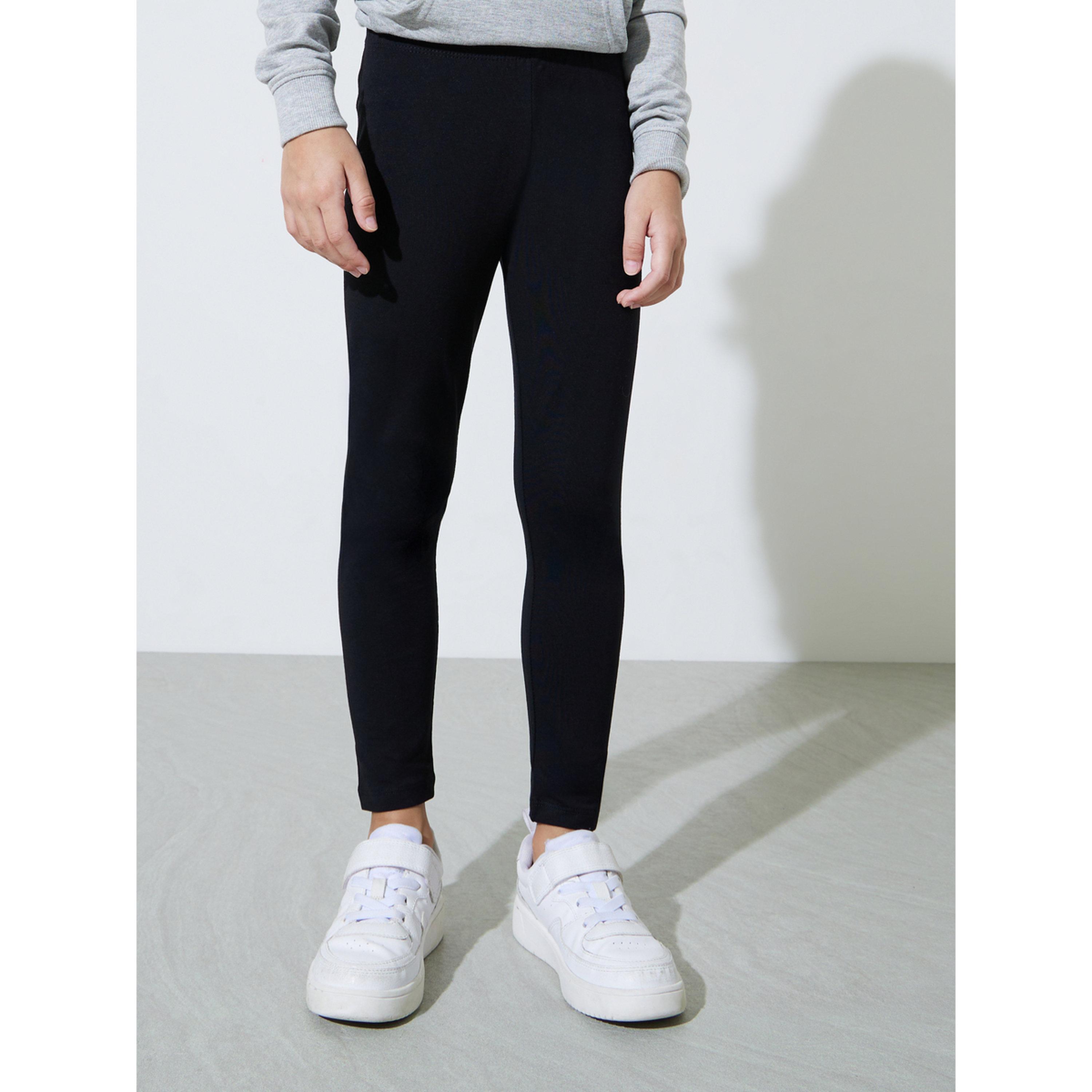 طقم ليقنز من مزيج القطن للبنات من قطعتين-girls-clothing-bottoms-leggings-image-6