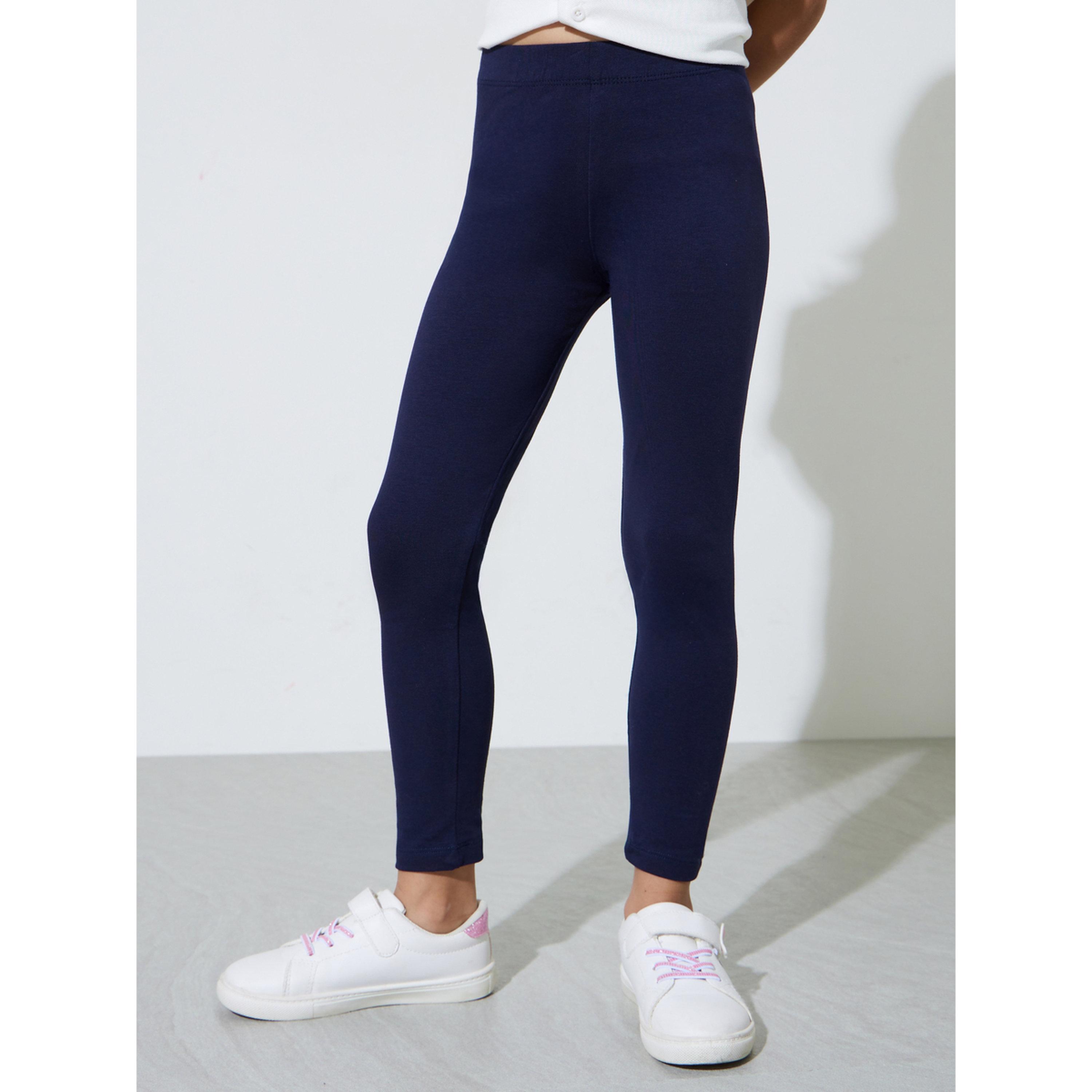 طقم من 2 ليقنز بمزيج قطن للبنات-girls-clothing-bottoms-leggings-image-2