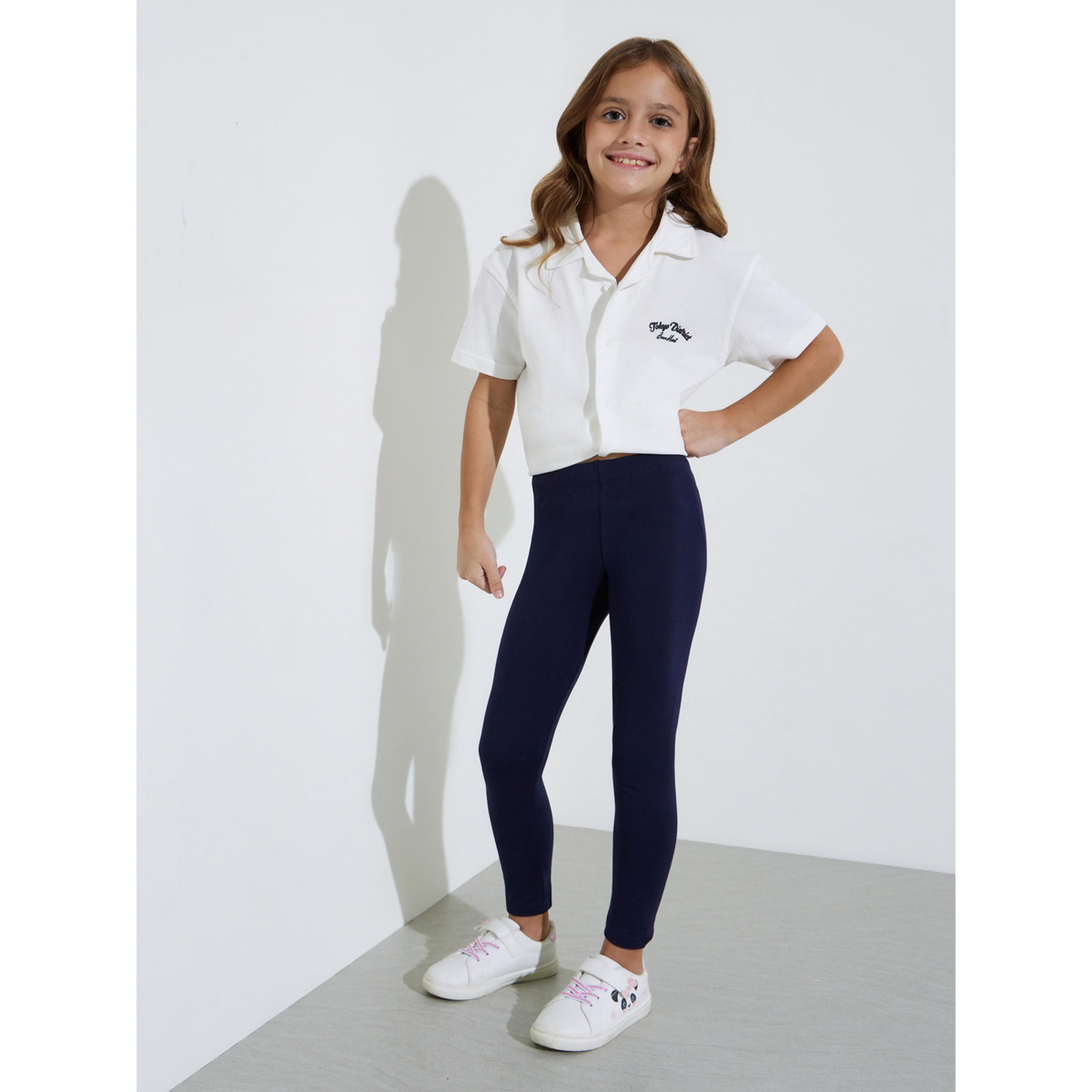 طقم من 2 ليقنز بمزيج قطن للبنات-girls-clothing-bottoms-leggings-image-3