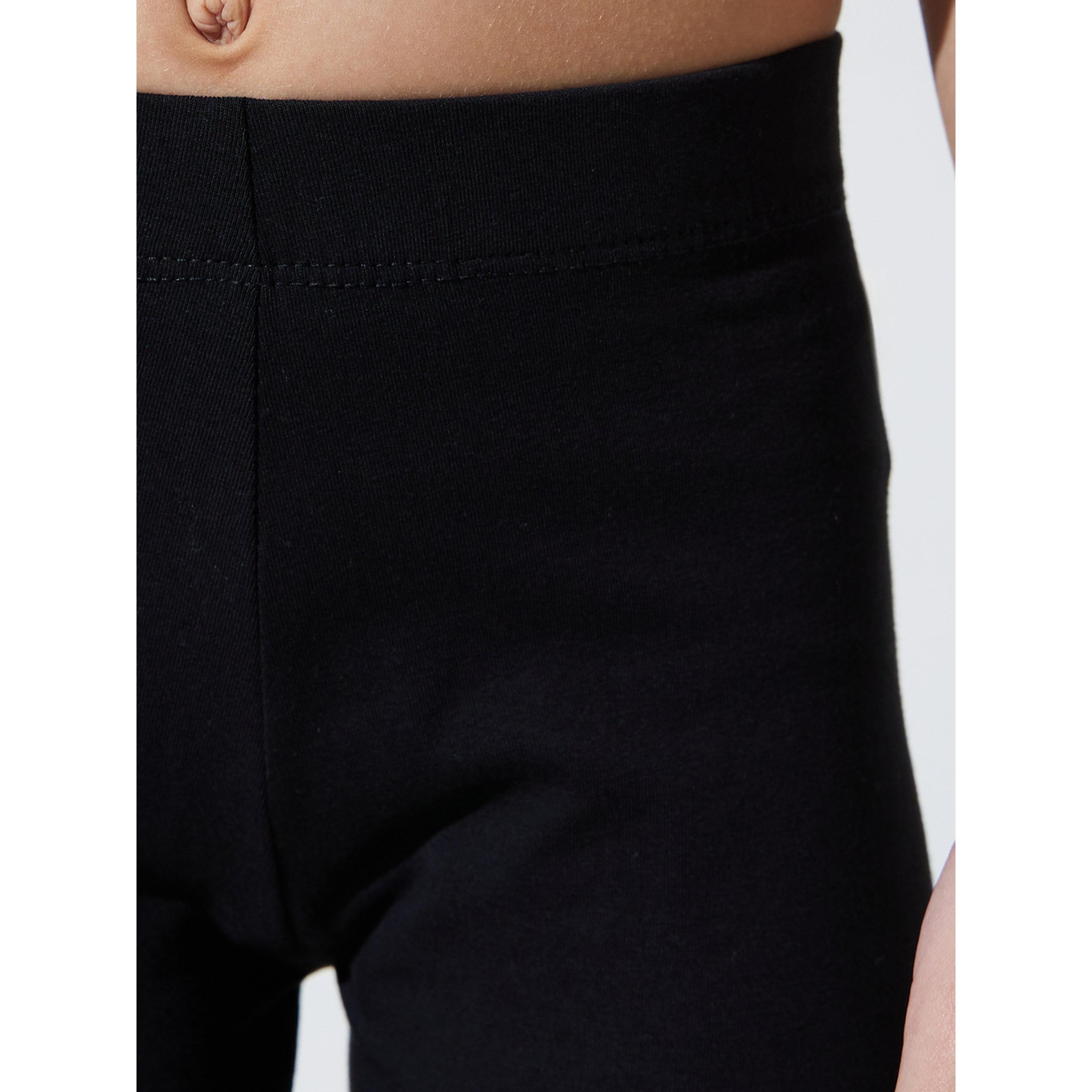 Styli Girls Pack of 2 - Cotton Blend Capri Leggings-girls-clothing-bottoms-leggings-image-4