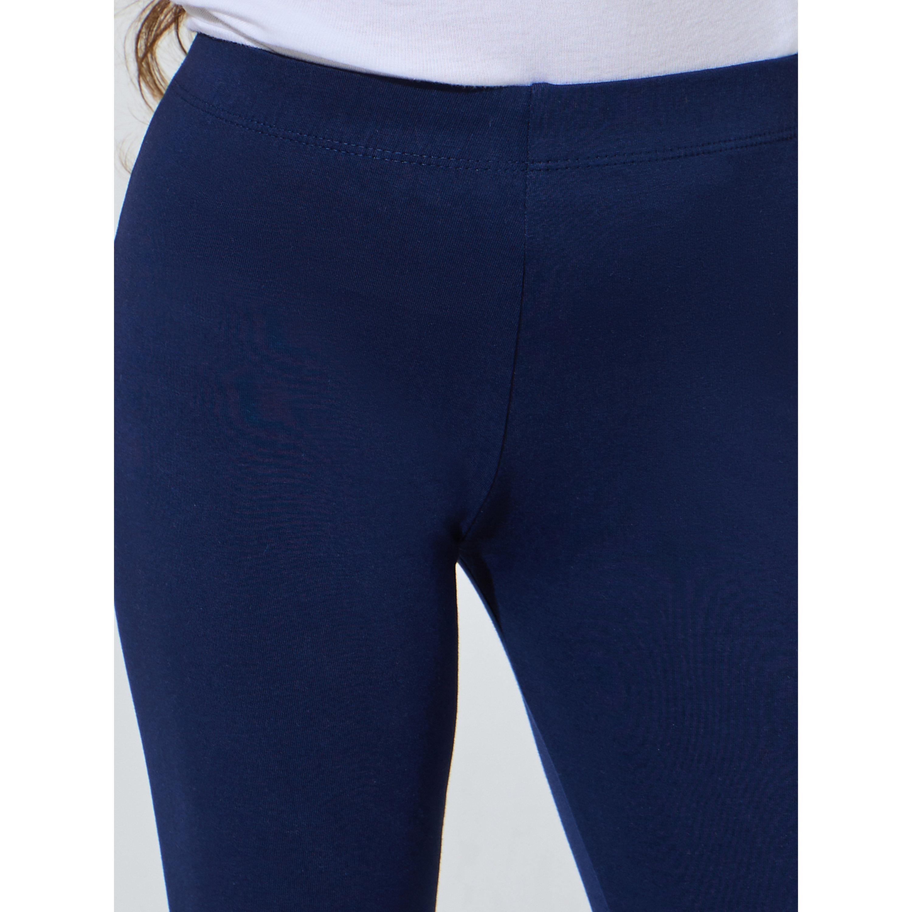 طقم من 2 ليقنز كابري مزيج قطن للبنات-girls-clothing-bottoms-leggings-image-6