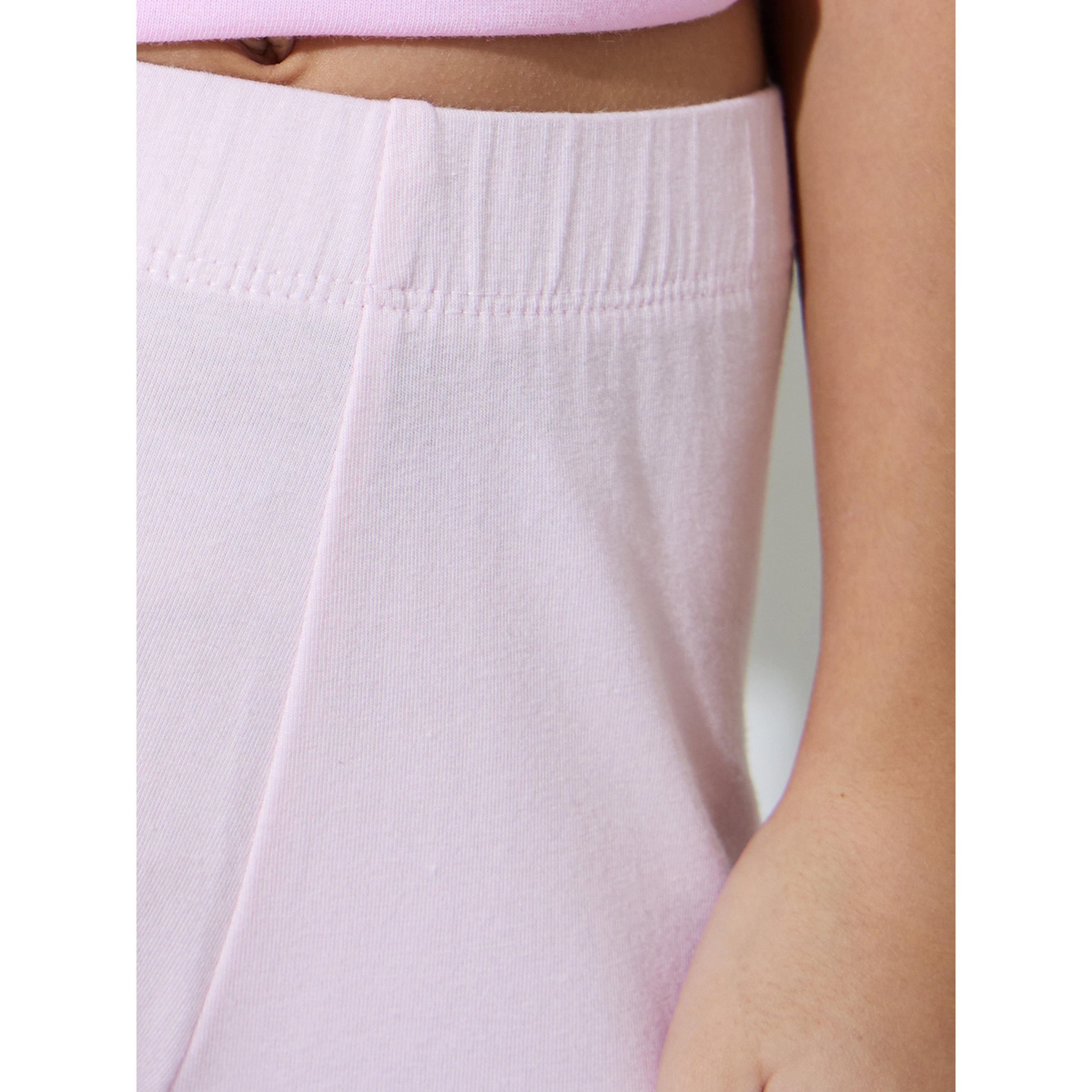 Styli Girls Pack of 2 - Cotton Blend Capri Leggings-girls-clothing-bottoms-leggings-image-4