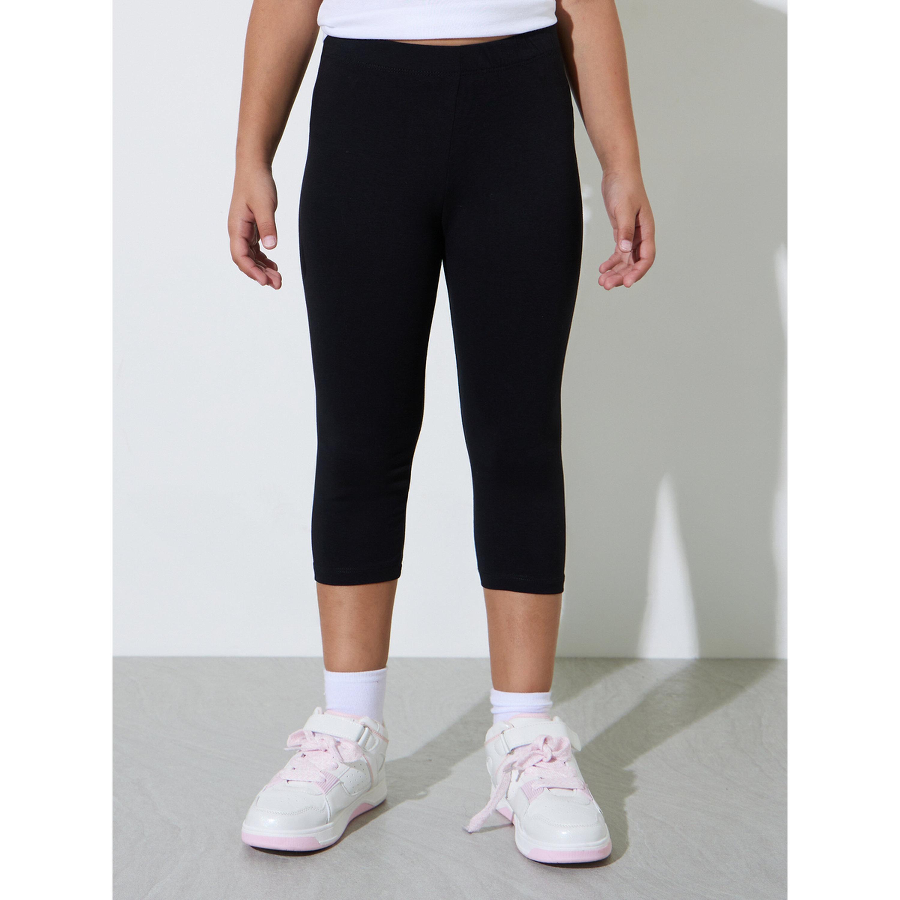 طقم من 2 ليقنز كابري بمزيج قطن للبنات-girls-clothing-bottoms-leggings-image-6