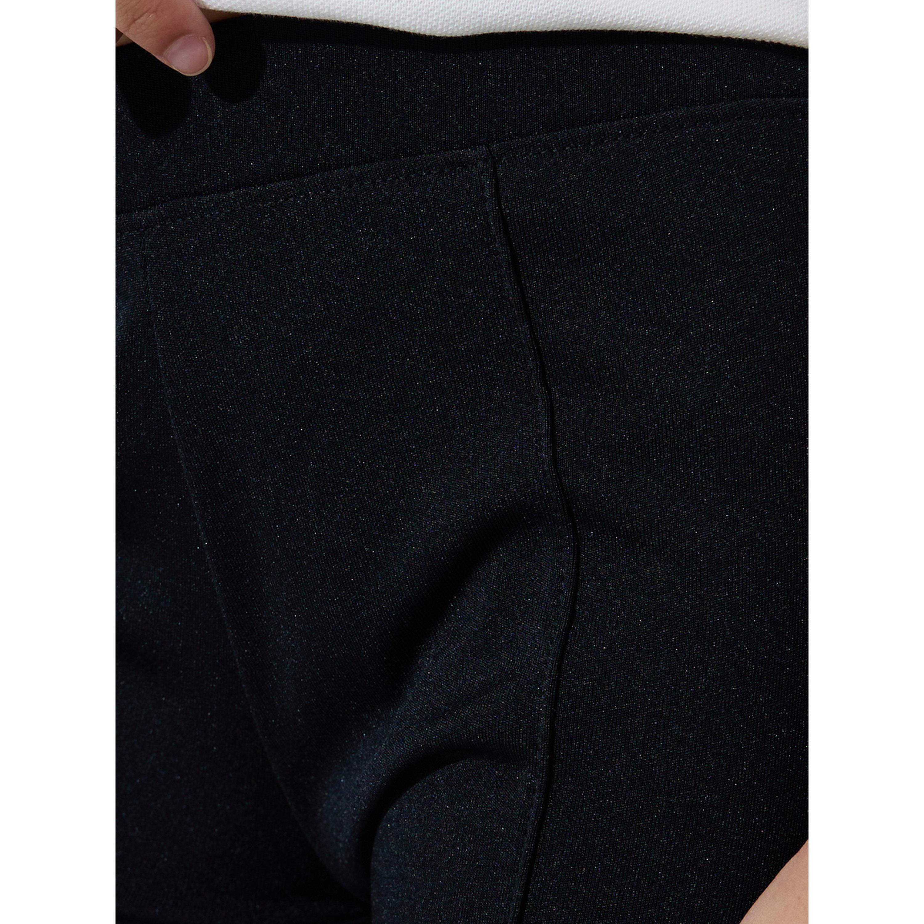 Styli Girls Black Full Length Leggings-girls-clothing-bottoms-leggings-image-3