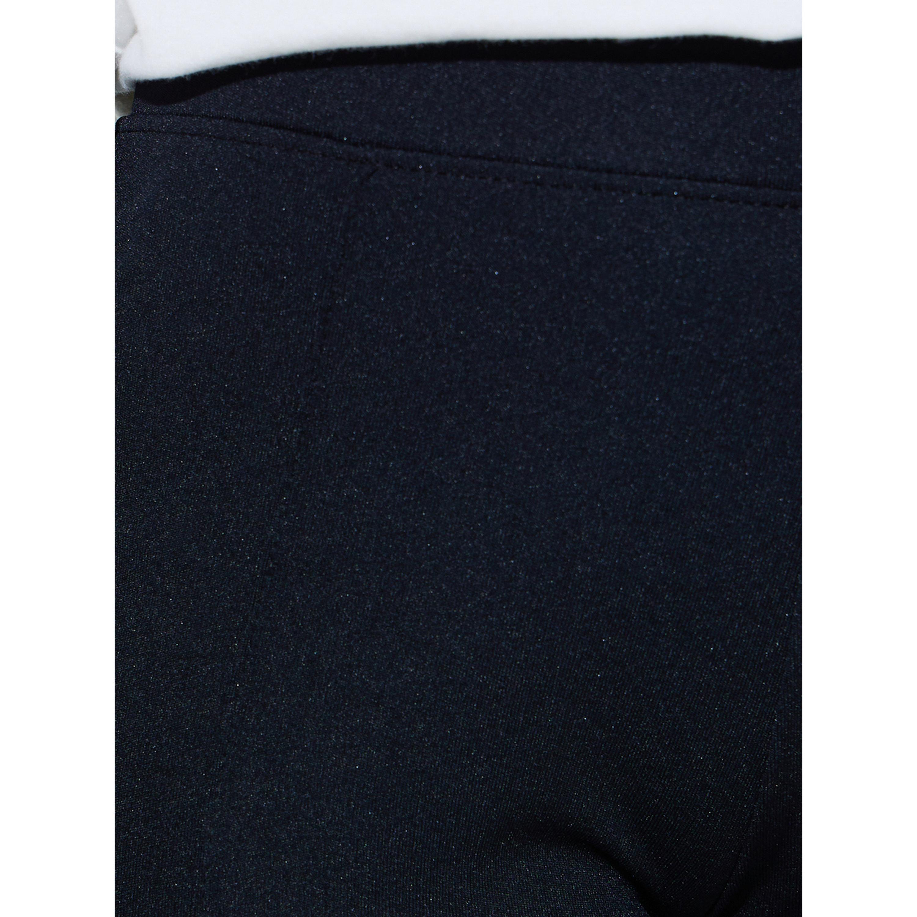 Styli Teen Girls Black Knitted Full Length Leggings-girls-clothing-bottoms-leggings-image-3