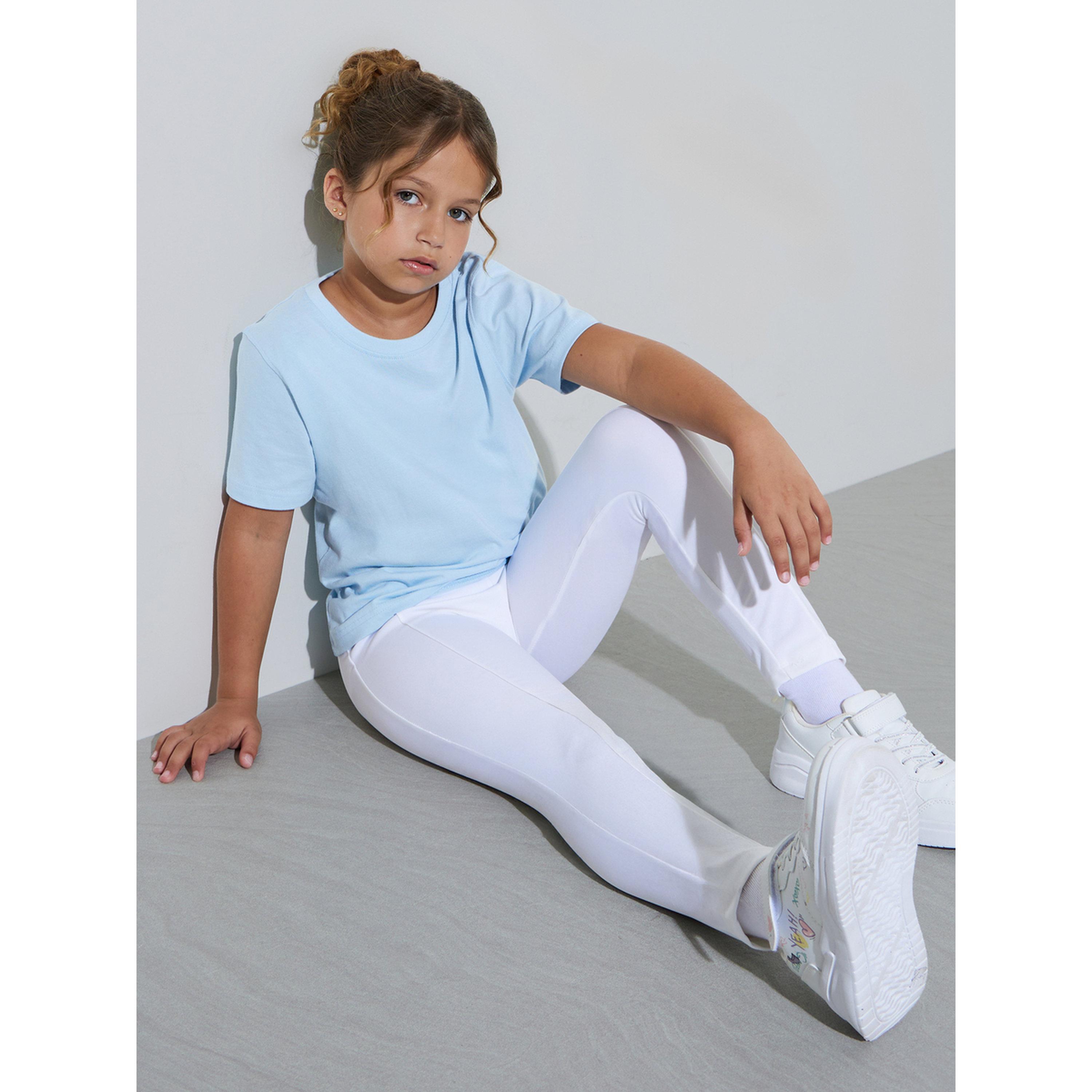 Styli Teen Girls Off White Knitted Full Length Leggings-girls-clothing-bottoms-leggings-image-3