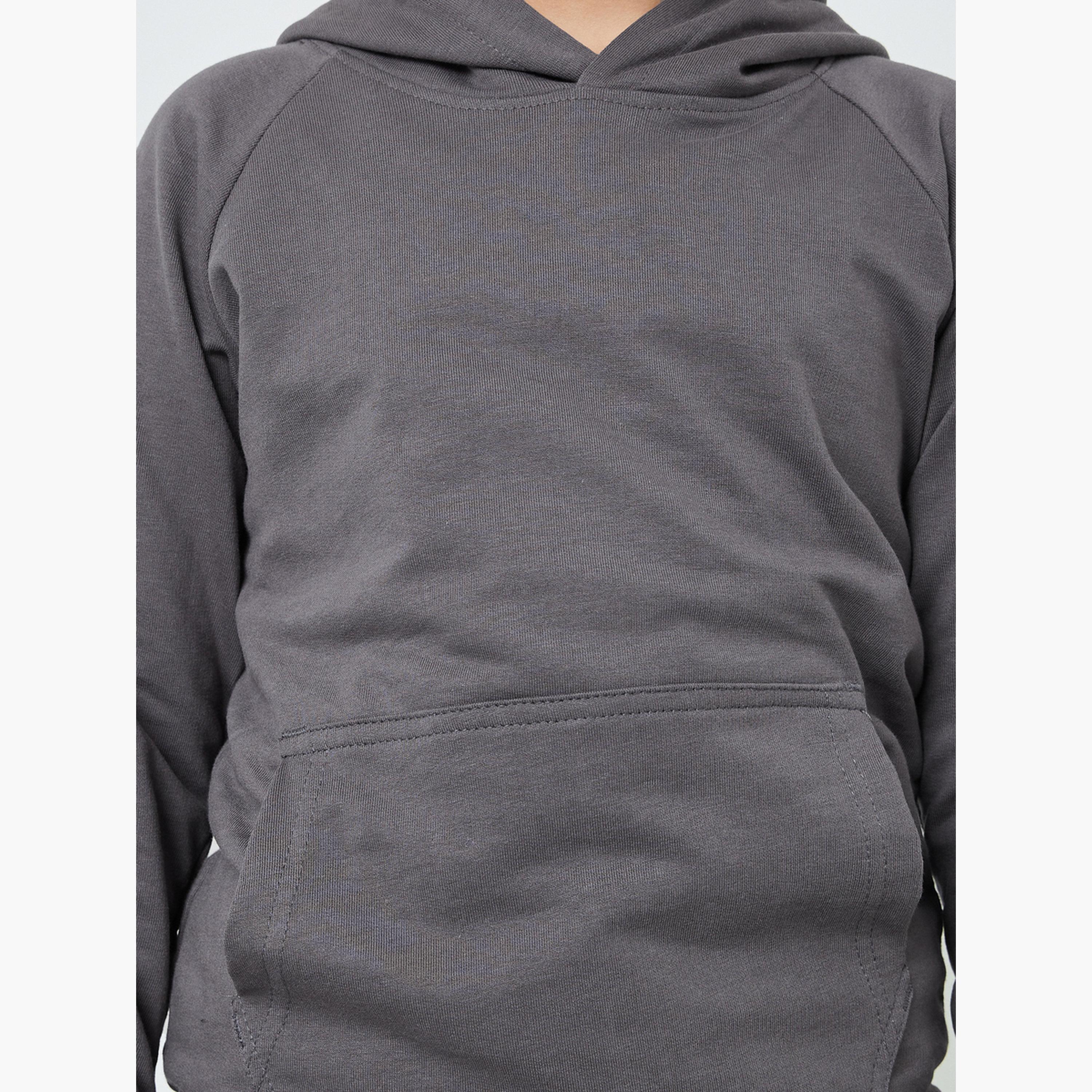 ستايلي - هودي قطني للجنسين للأطفال مع جيب أمامي-boys-clothing-sweatshirts-image-5