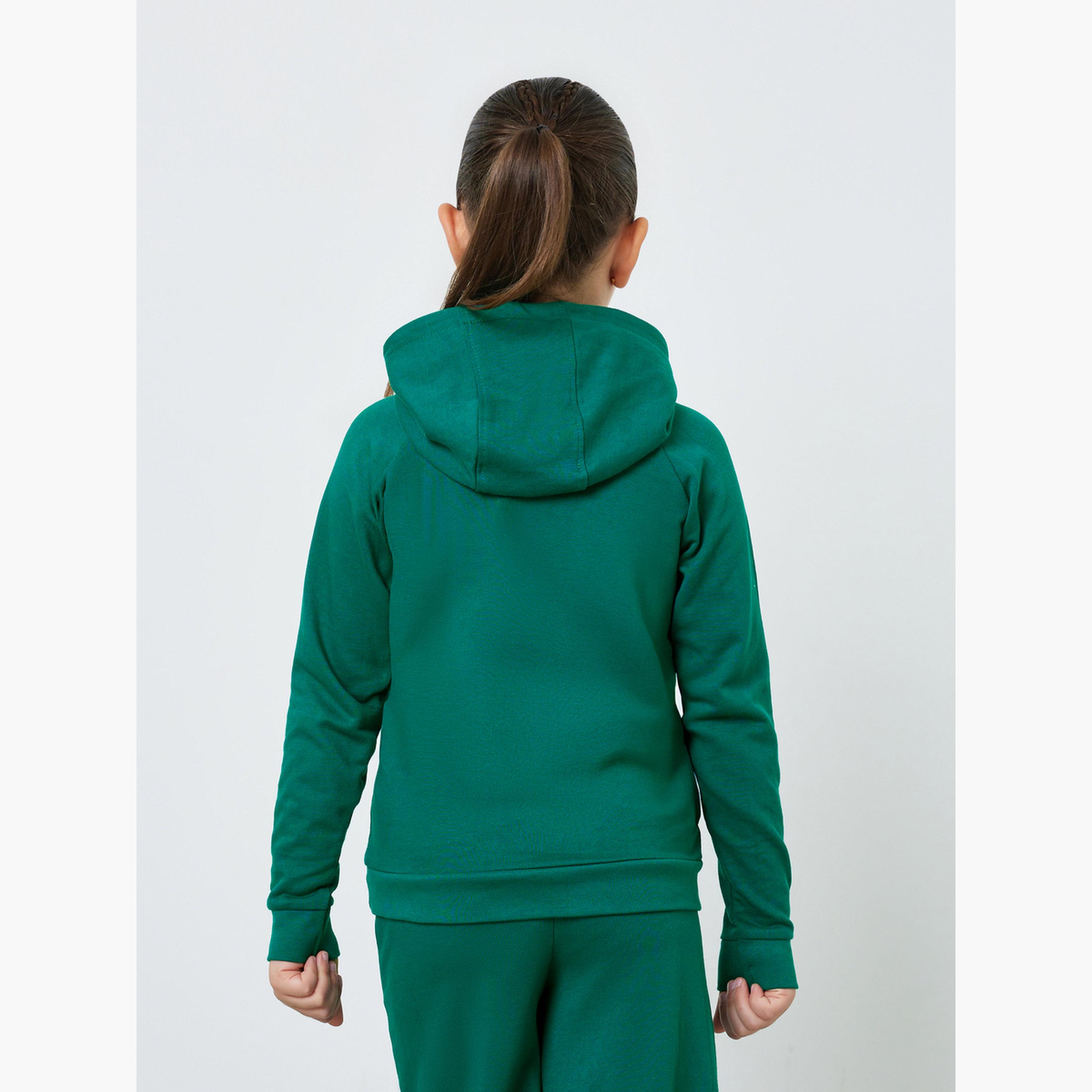 Styli Kids Unisex Cotton Hoodie with Kangaroo Pocket-girls-clothing-sweatshirts-image-3